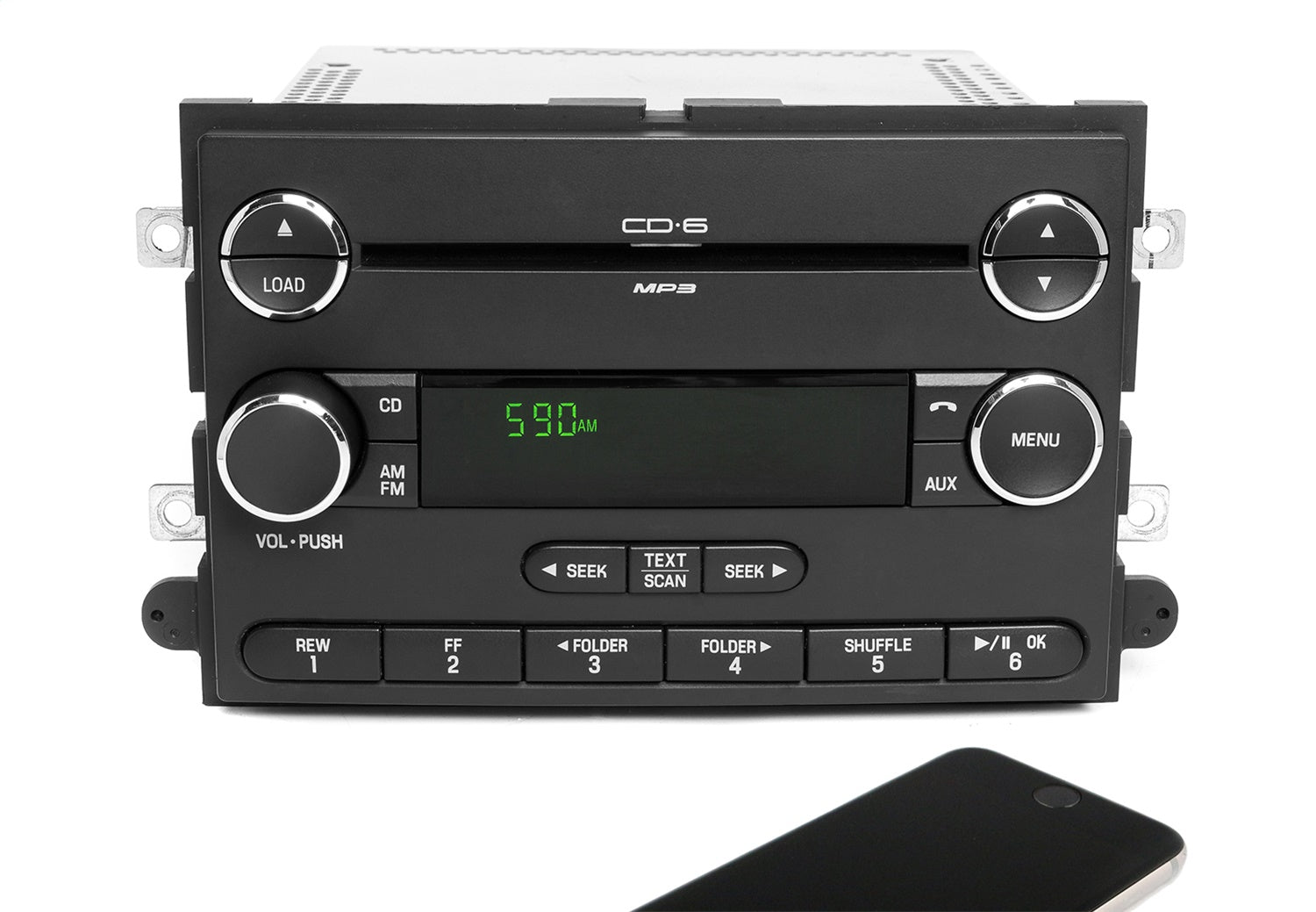 1 Factory Radio 638-02541-BT2 AM/FM Radio 6 Disc CD Player 1 Factory Radio 638-02541-BT2