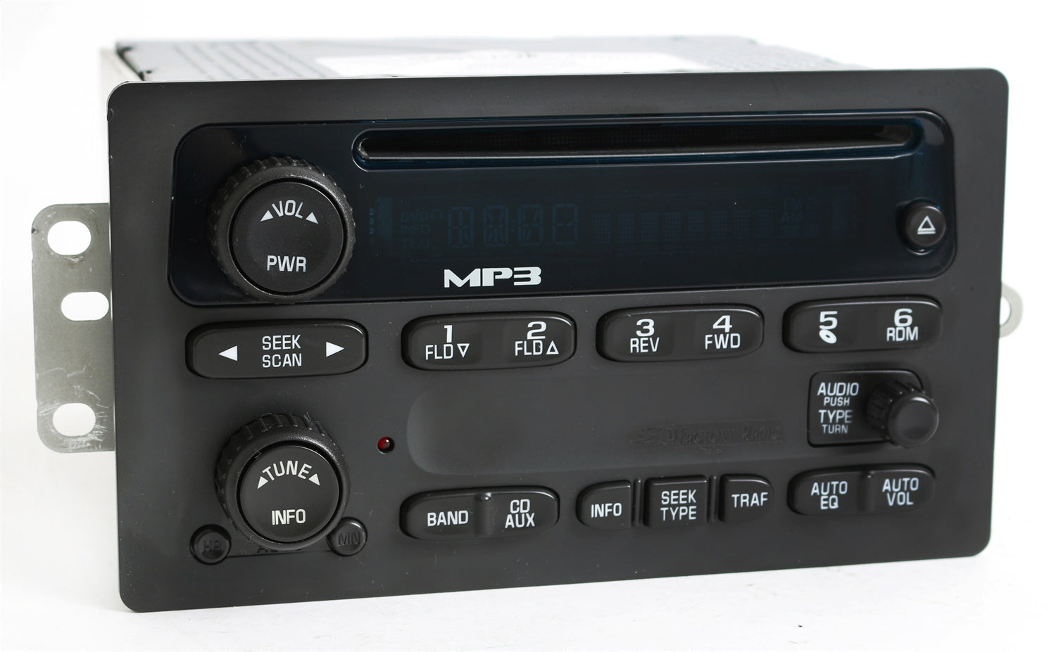 1 Factory Radio 638-02627-NOA AM/FM Radio CD Player; Remanufactured; Black; OE Part Number: 15216905; 1 Factory Radio 638-02627-NOA