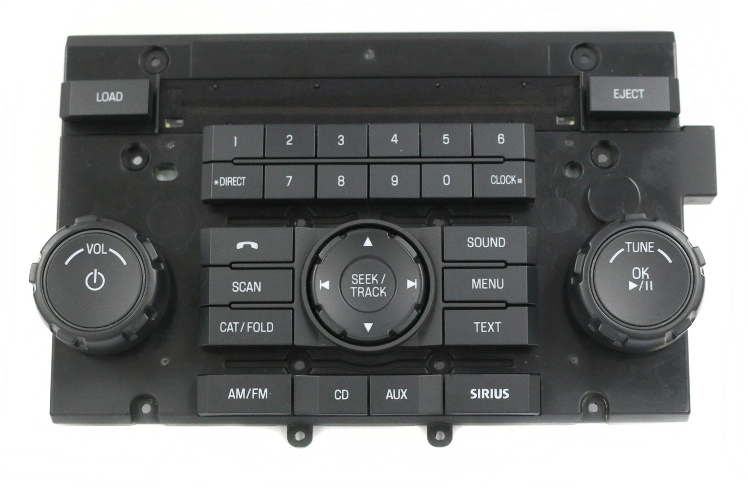 1 Factory Radio 638-02774-NOA3 Radio Control Panel; Remanufactured; Black; OE Part Number: 9L8T-18A802-BB; 1 Factory Radio 638-02774-NOA3
