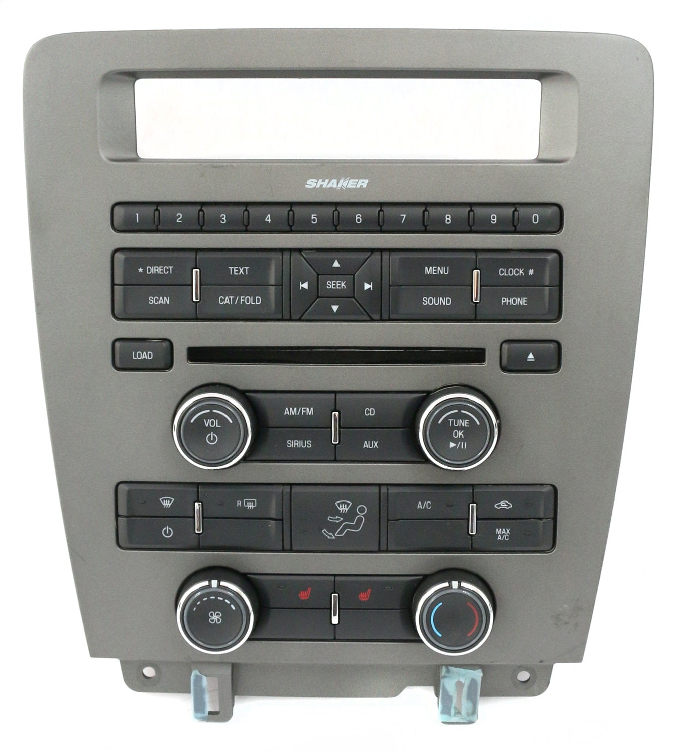 1 Factory Radio 638-03251-NOA2 Control Panel; Remanufactured; Charcoal; OE Part Number: AR3T-18A802-DG; 1 Factory Radio 638-03251-NOA2