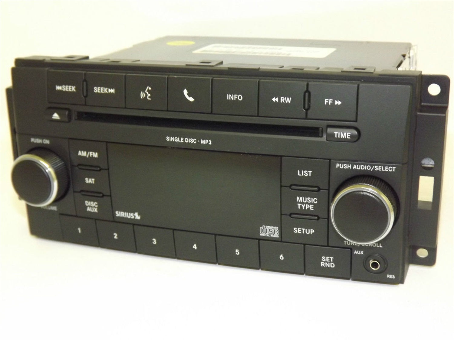 1 Factory Radio 638-03493-D AM/FM Radio CD Player 1 Factory Radio 638-03493-D