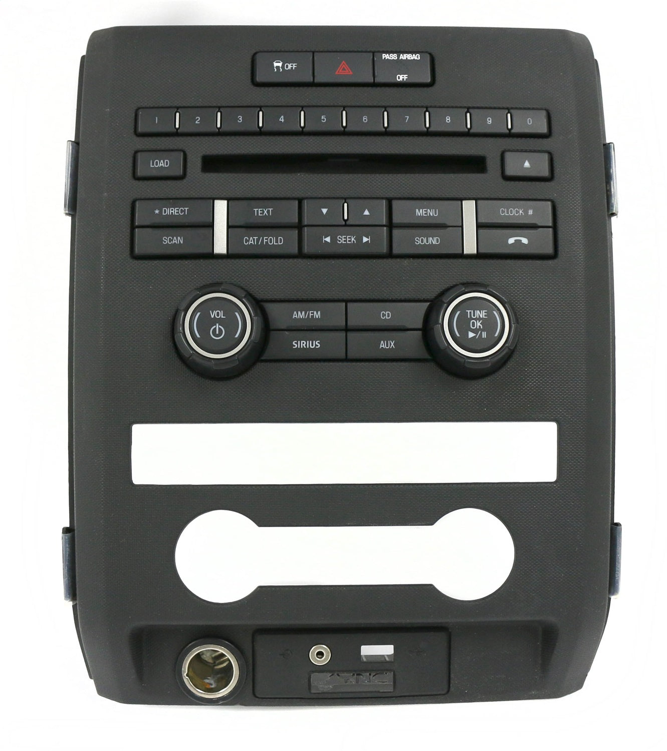 1 Factory Radio 638-03600-D Control Panel Bezel 1 Factory Radio 638-03600-D