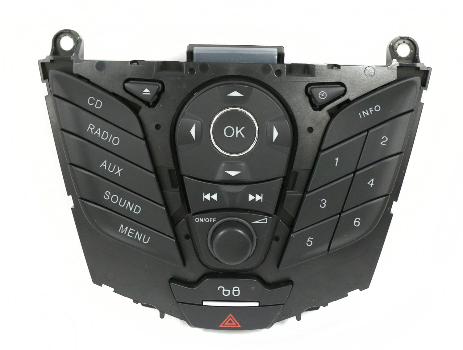1 Factory Radio 638-03901-NOA3 Radio Control Panel Module; Remanufactured; Black; OE Part Number: CM5T18K811AC; 1 Factory Radio 638-03901-NOA3