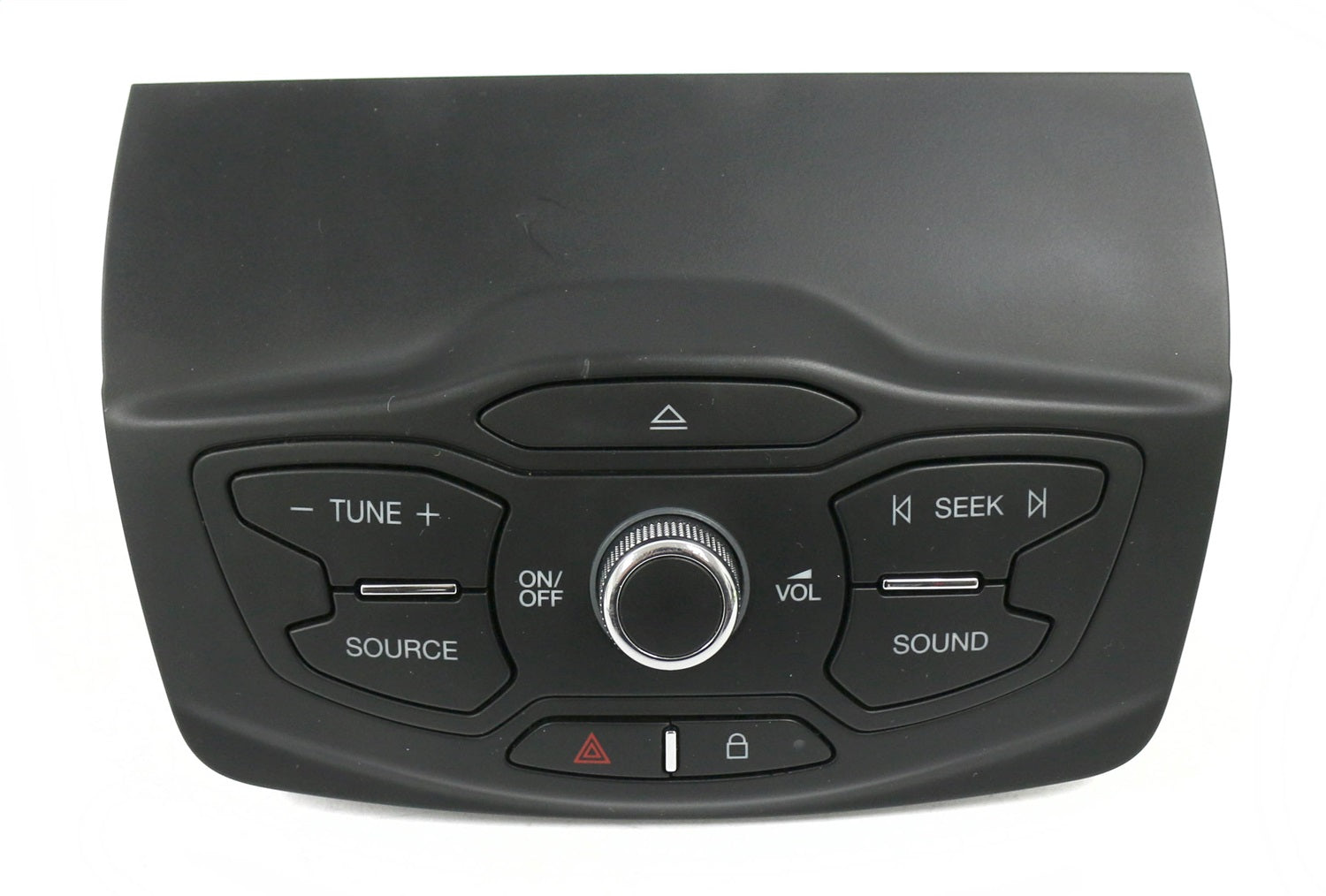 1 Factory Radio 638-04005-NOA Control Panel; Remanufactured; Black; OE Part Number: CJ5T-18K811-HD; 1 Factory Radio 638-04005-NOA