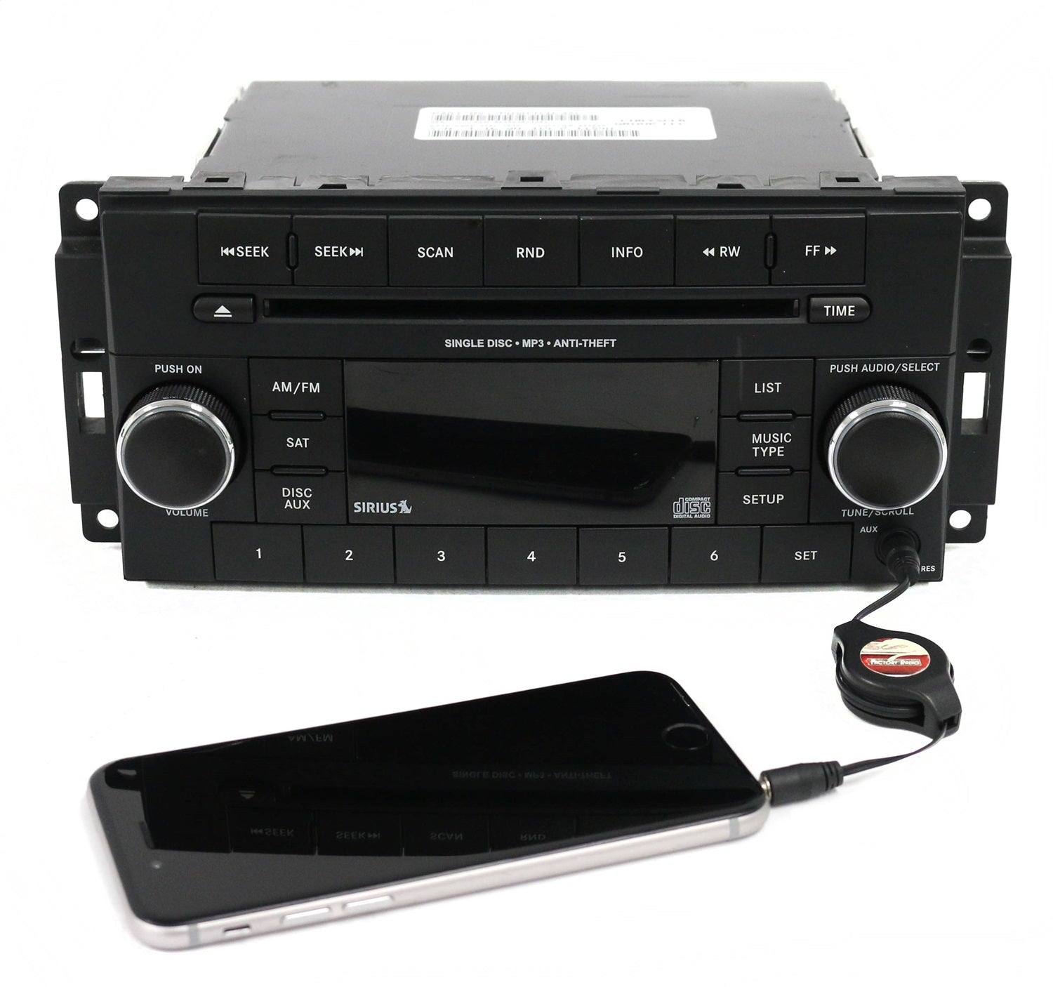 1 Factory Radio 638-04022-D2 AM FM Radio MP3 CD Player 1 Factory Radio 638-04022-D2