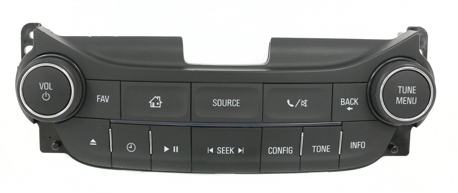 1 Factory Radio 638-04306-NOA2 AM FM Radio Control Panel; Remanufactured; Black; OE Part Number: 23430067; 1 Factory Radio 638-04306-NOA2