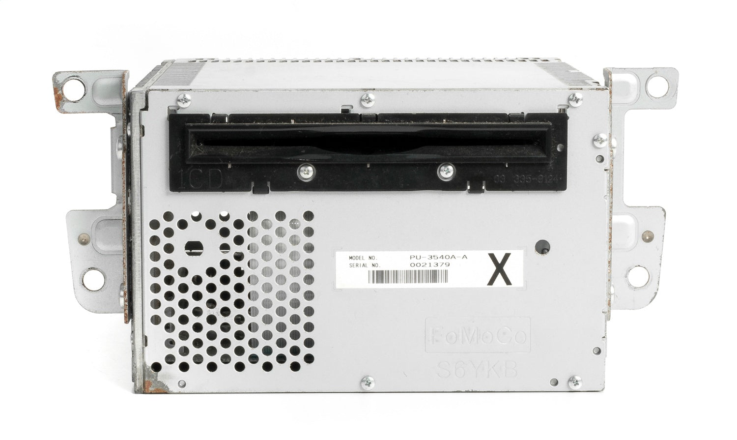 1 Factory Radio 638-07425-NOA AM FM Radio CD Player; Grey; Single Disc; OE Part Number: DR3T-19C107-CA; 1 Factory Radio 638-07425-NOA