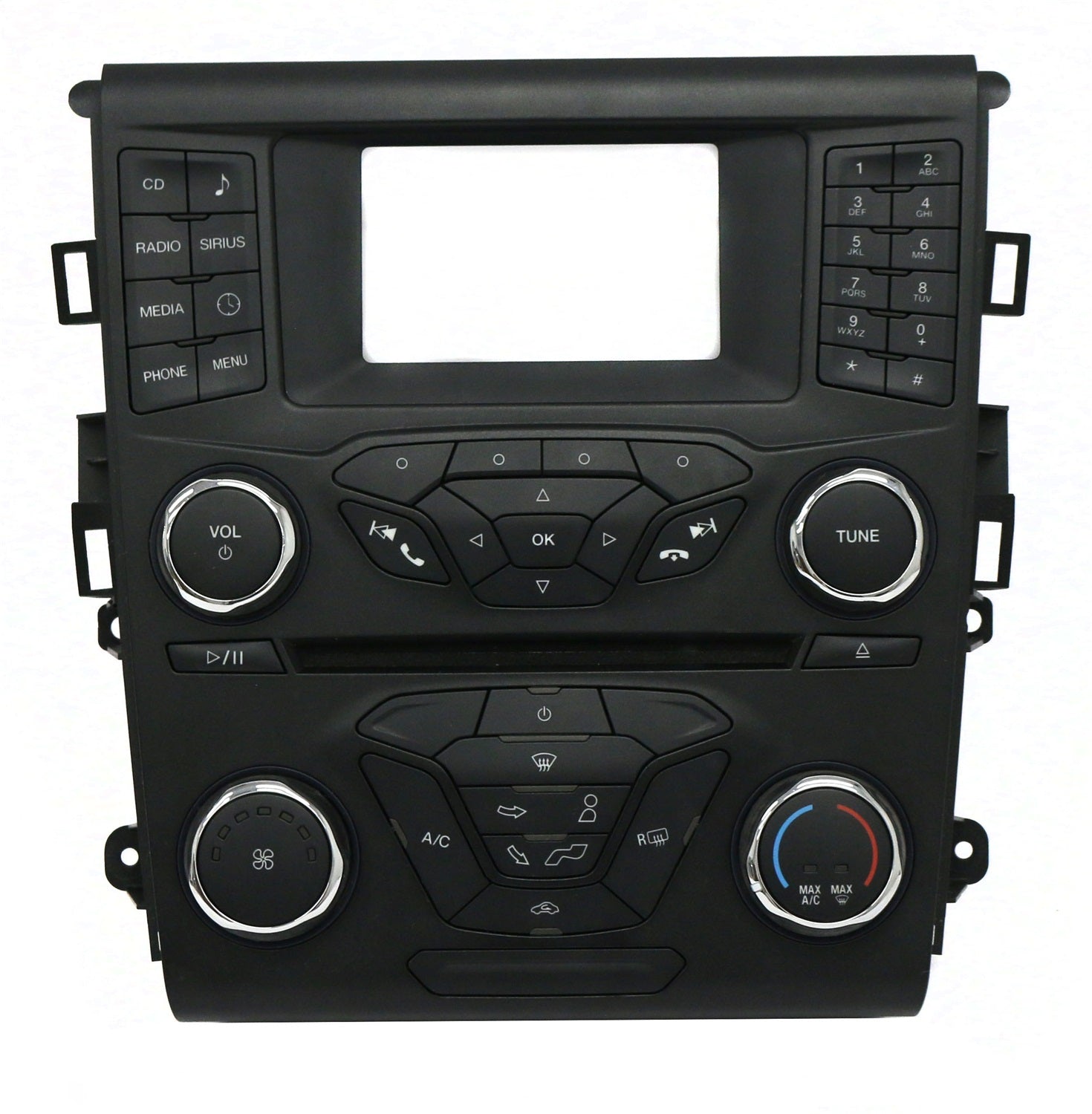 1 Factory Radio 638-07592-NOA Radio And Climate AC Heat Control Panel Face Plate 1 Factory Radio 638-07592-NOA