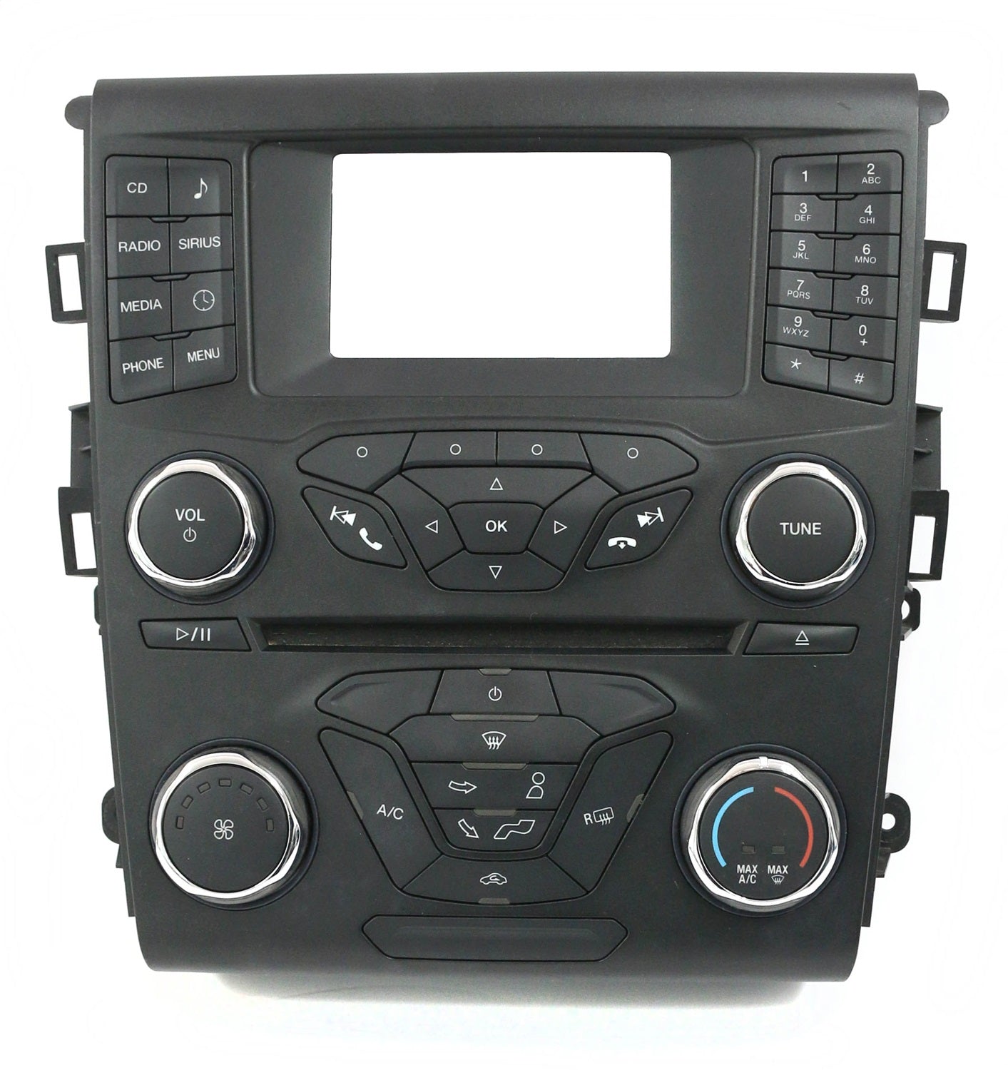 1 Factory Radio 638-07596-NOA Radio And Climate AC Heat Control Panel Bezel 1 Factory Radio 638-07596-NOA