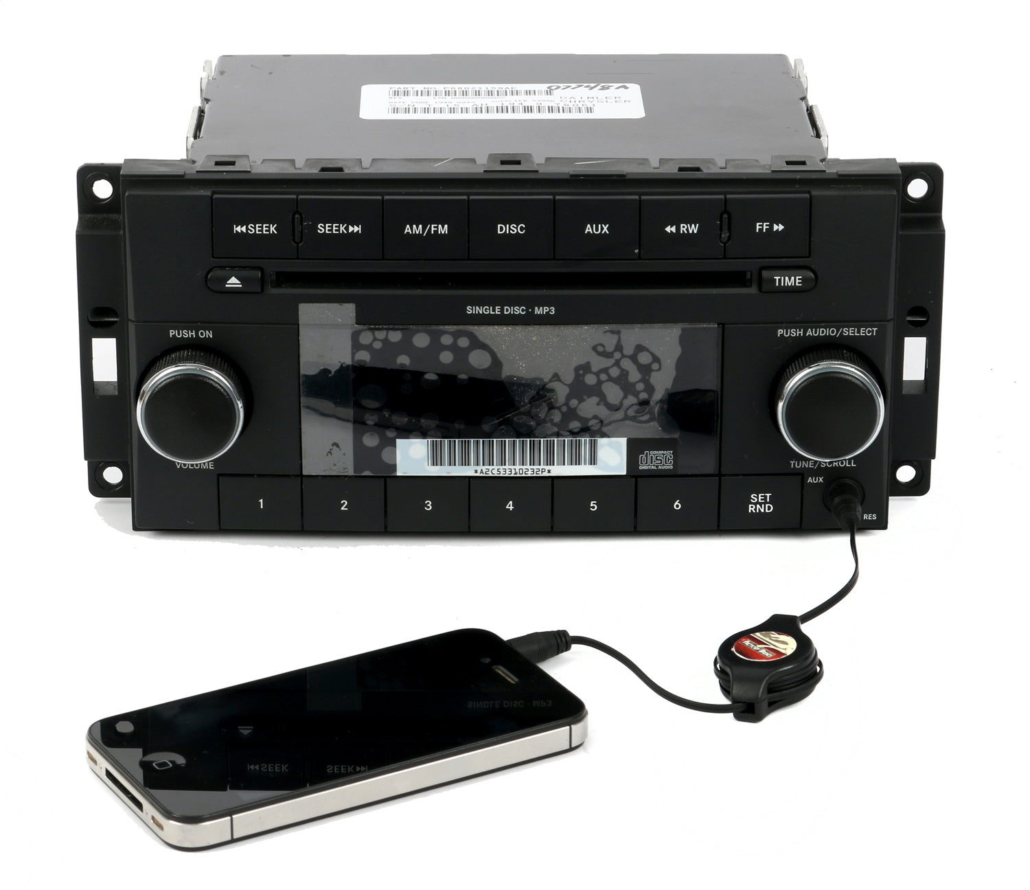 1 Factory Radio 638-07748A-D3 AM FM Radio CD Player 1 Factory Radio 638-07748A-D3