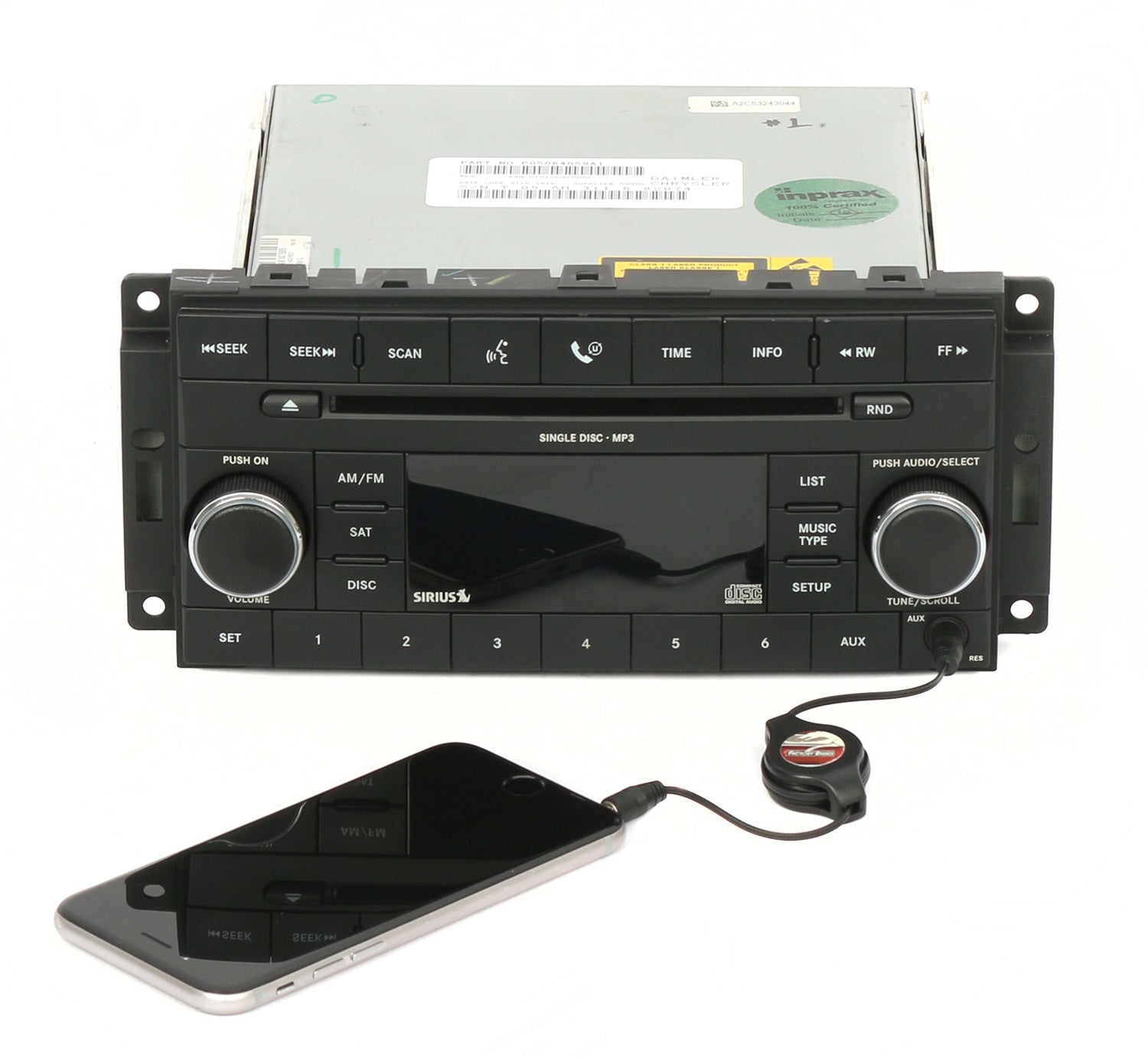 1 Factory Radio 638-08969-D AM FM Radio MP3 CD Player 1 Factory Radio 638-08969-D