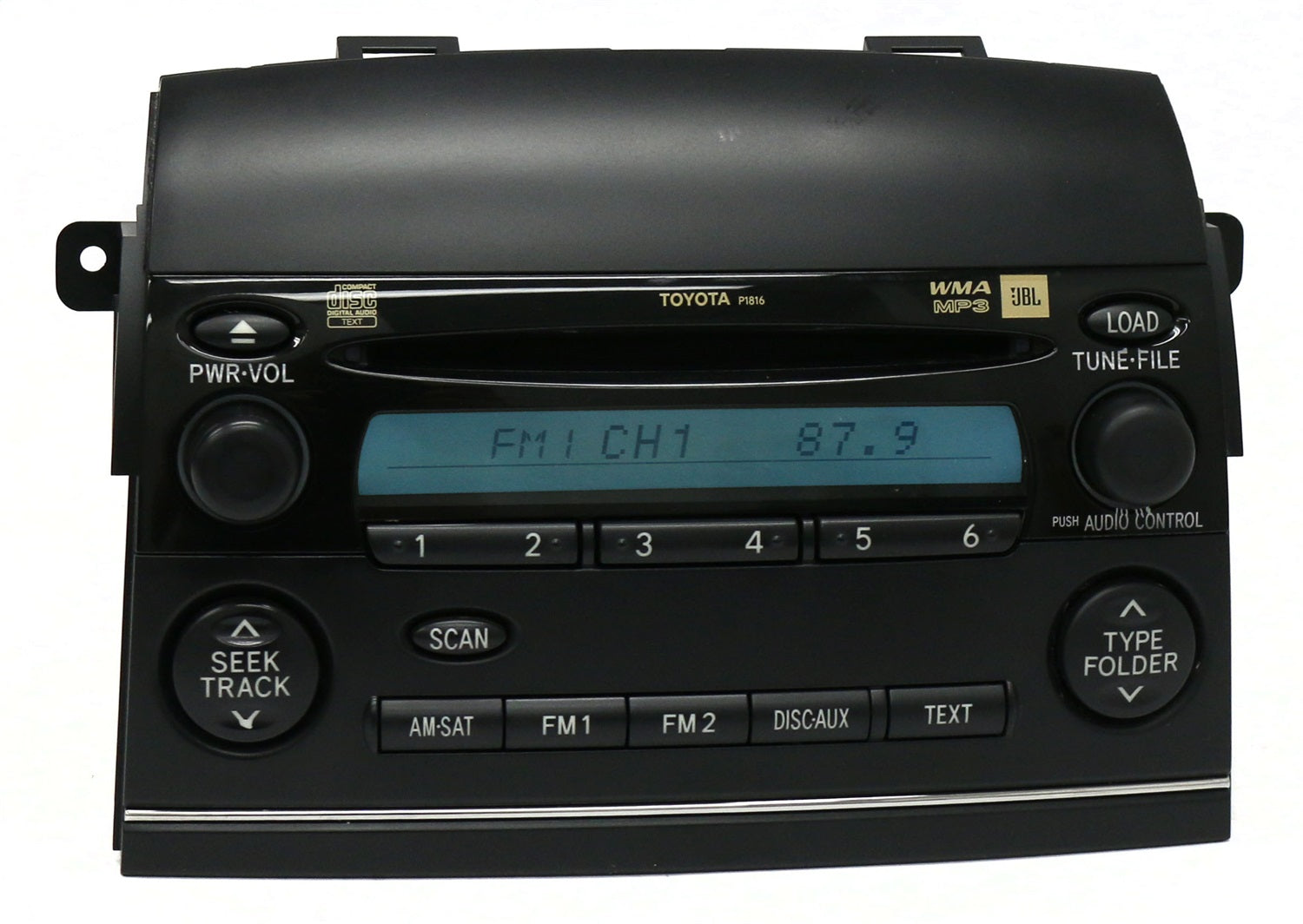 1 Factory Radio 638-50423-NOA-BLEM AM FM MP3 Pioneer Radio 6 Disk CD Player 1 Factory Radio 638-50423-NOA-BLEM