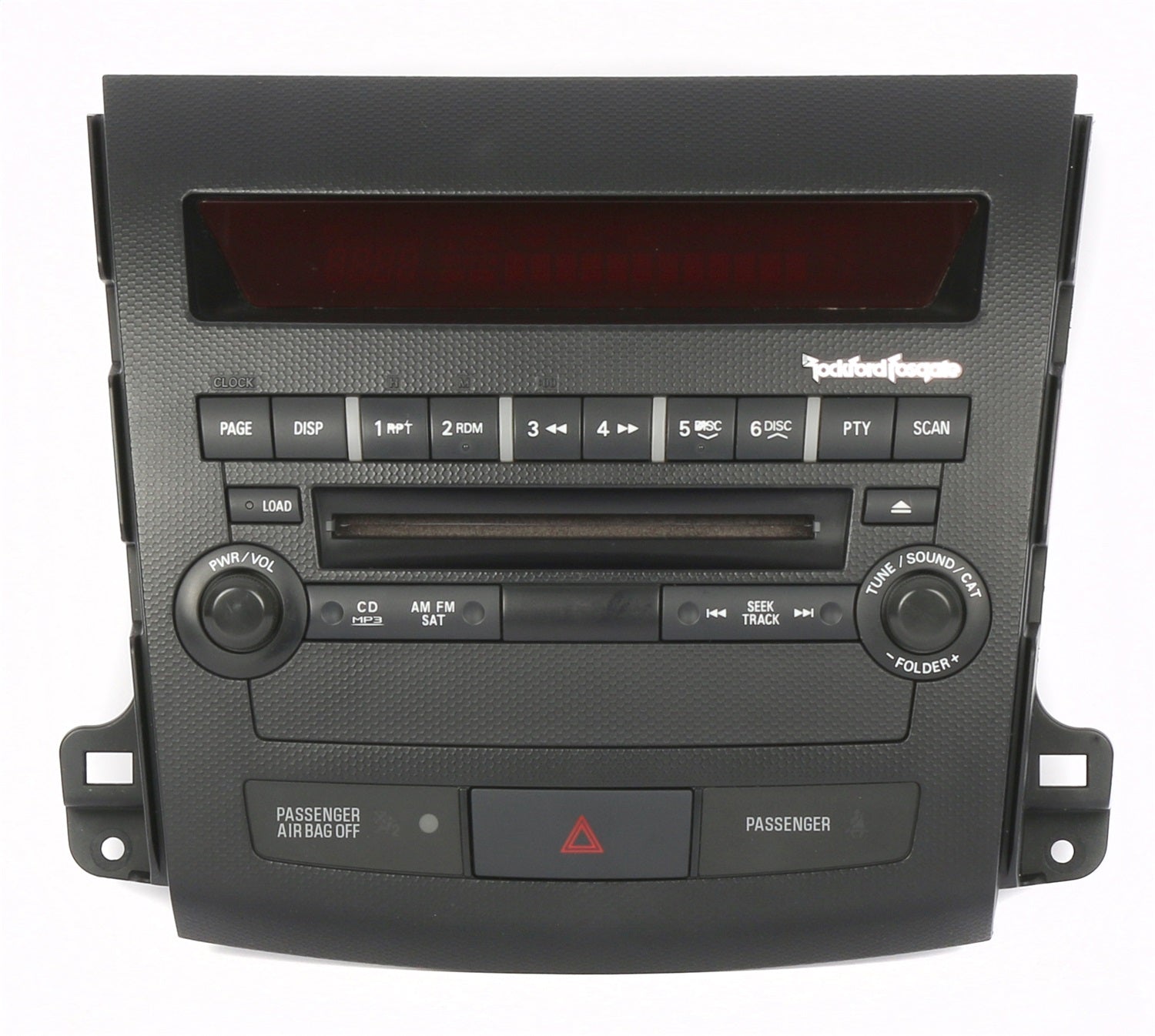 1 Factory Radio 638-50441-NOA2 Radio Control Panel; Remanufactured; Black; OE Part Number: 8002A075XA; 1 Factory Radio 638-50441-NOA2