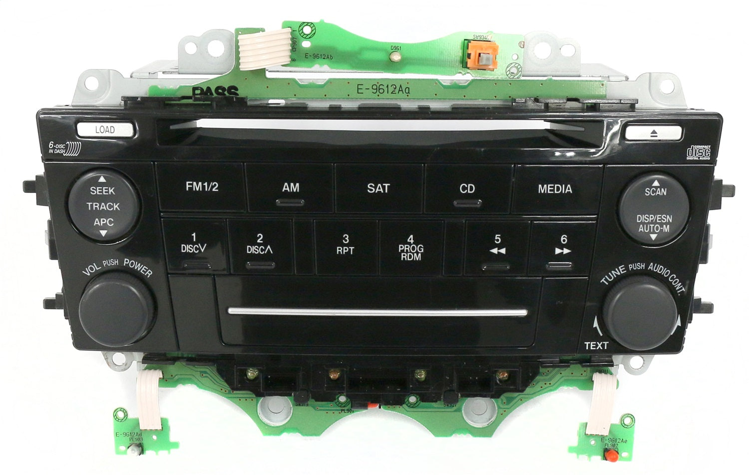 1 Factory Radio 638-50494-NOA AM FM Radio CD Player Control Panel 1 Factory Radio 638-50494-NOA