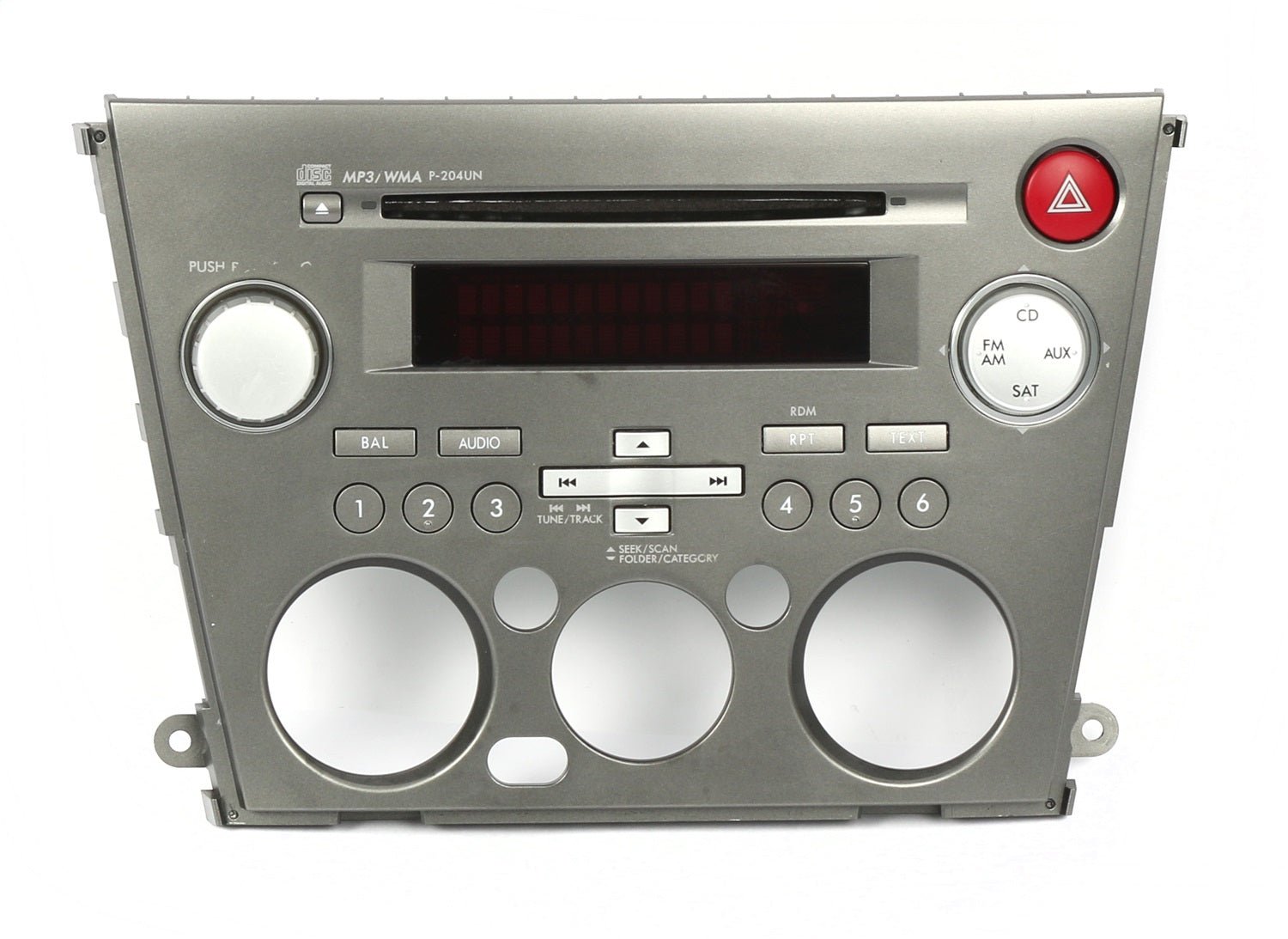 1 Factory Radio 638-50504-NOA-BLEM2 Radio Control Panel Bezel 1 Factory Radio 638-50504-NOA-BLEM2