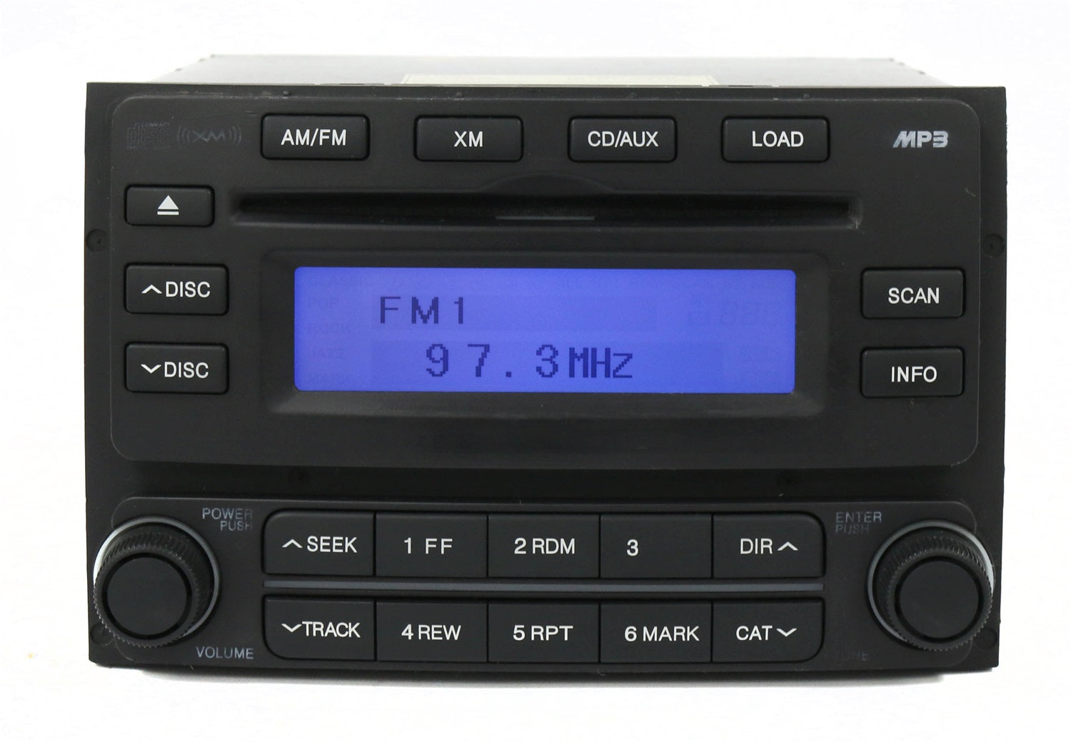 1 Factory Radio 638-50614-NOA-BLEM2 AM FM MP3 Radio 6 Disk CD Player 1 Factory Radio 638-50614-NOA-BLEM2