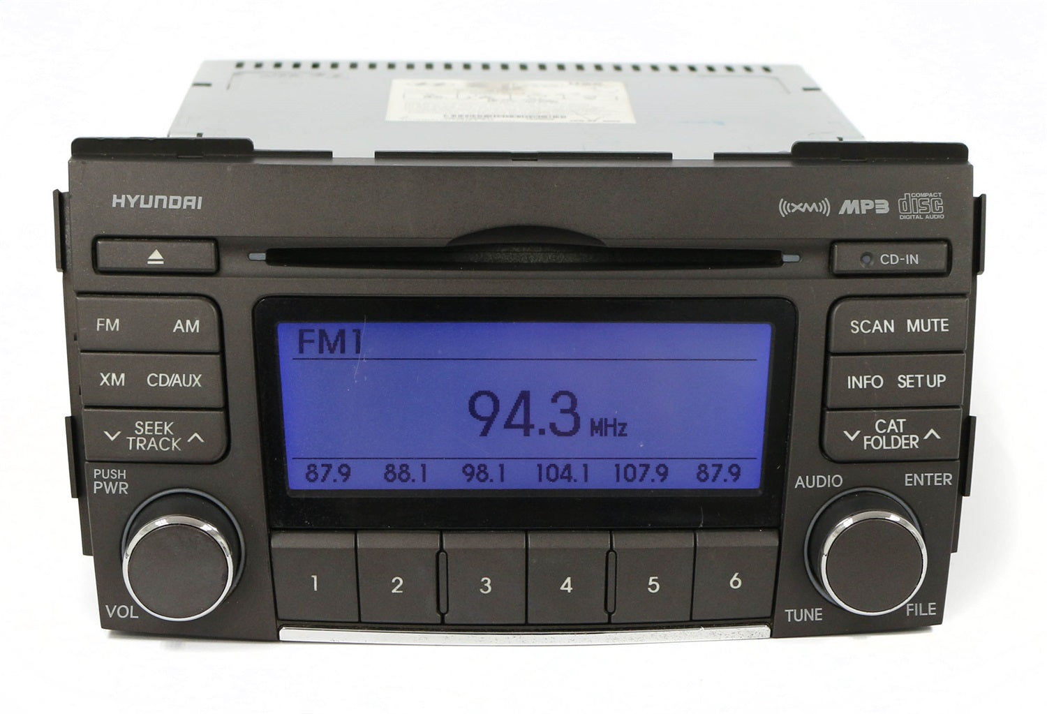 1 Factory Radio 638-50988-NOA AM FM Radio MP3 CD Player 1 Factory Radio 638-50988-NOA