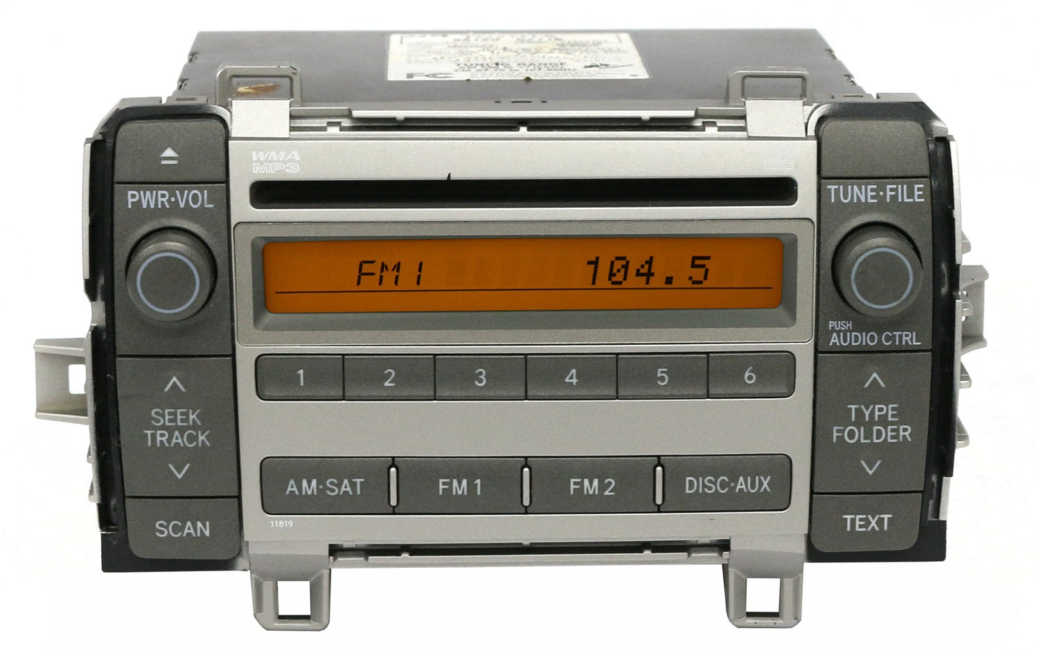 1 Factory Radio 638-51008-NOA AM FM Radio MP3 CD Player 1 Factory Radio 638-51008-NOA