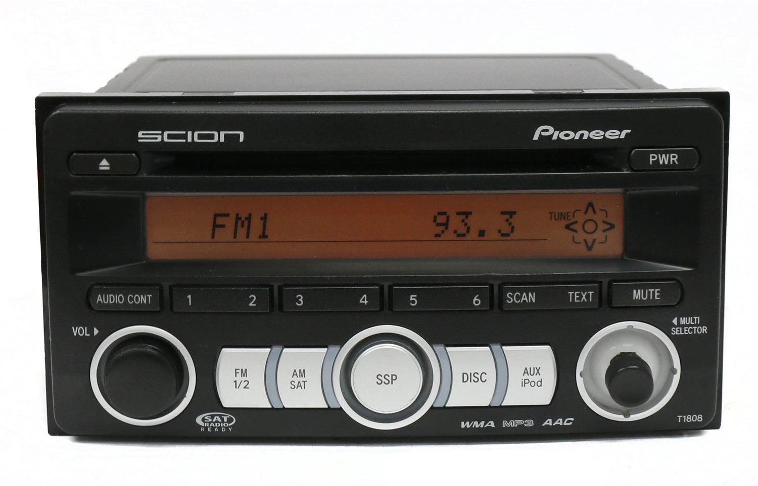 1 Factory Radio 638-51182-NOA-BLEM AM FM Radio CD Player; Remanufactured; Black; OE Part Number: PT546-00080 T1808; 1 Factory Radio 638-51182-NOA-BLEM