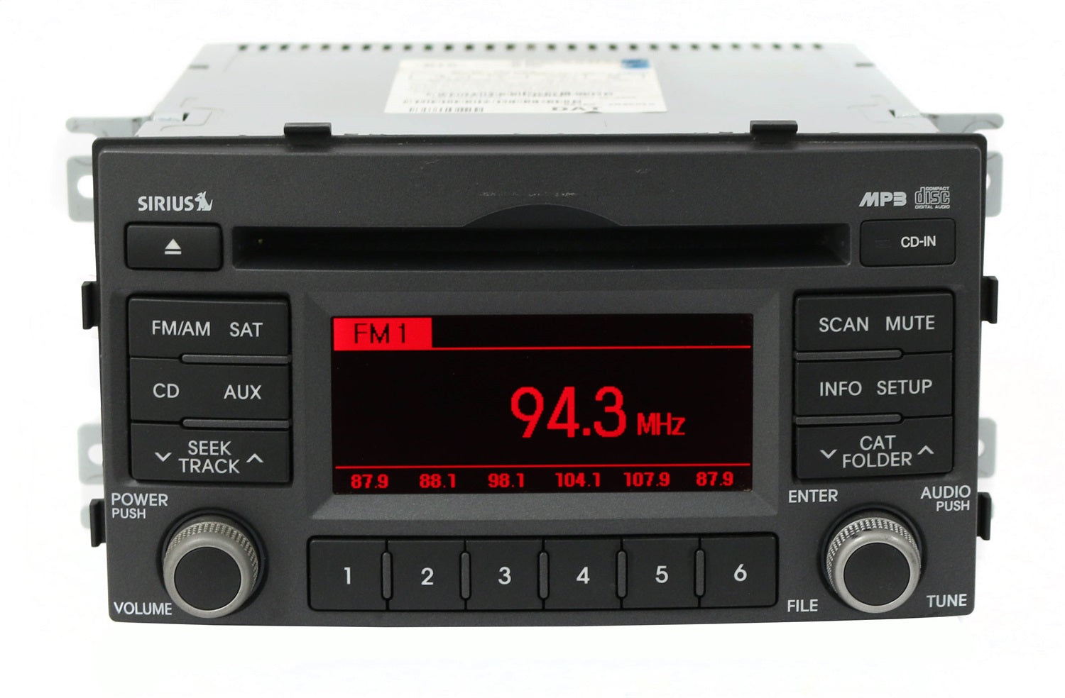 1 Factory Radio 638-51336-NOA-BLEM AM FM MP3 Radio CD Player 1 Factory Radio 638-51336-NOA-BLEM