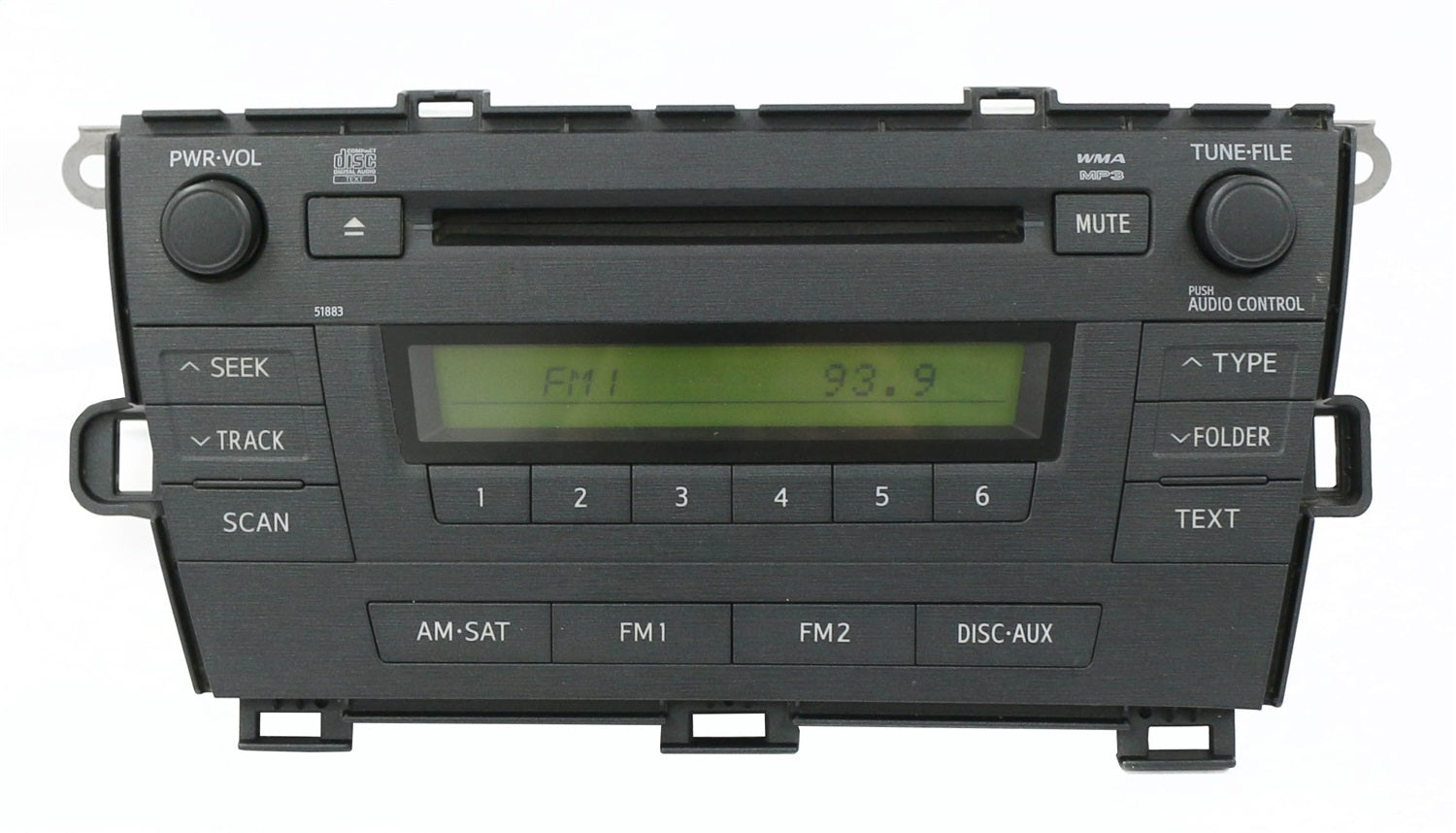 1 Factory Radio 638-51483-NOA3 AM FM Radio MP3 CD Player 1 Factory Radio 638-51483-NOA3