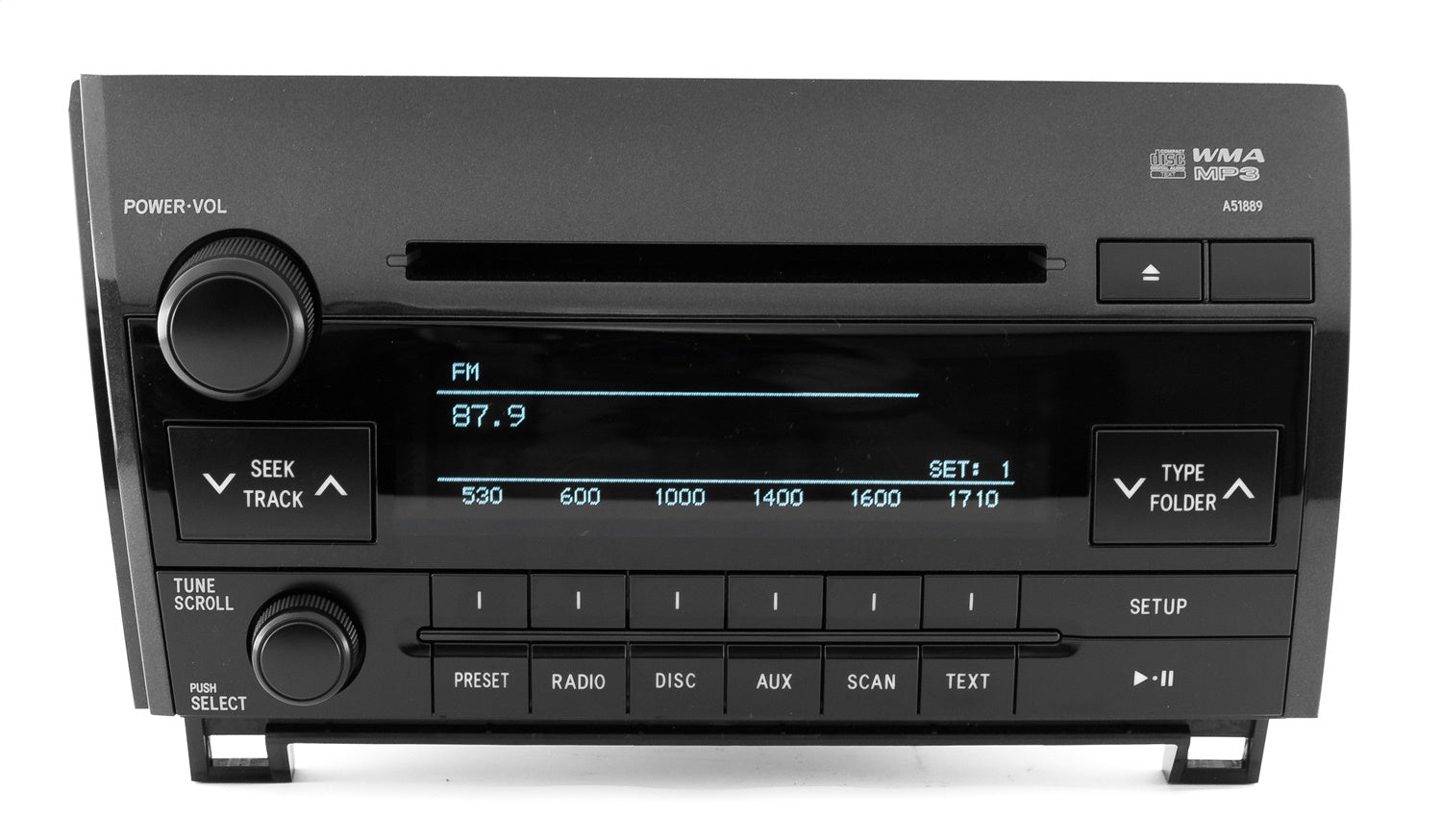 1 Factory Radio 638-51558-NOA AM FM Radio MP3 CD Player 1 Factory Radio 638-51558-NOA