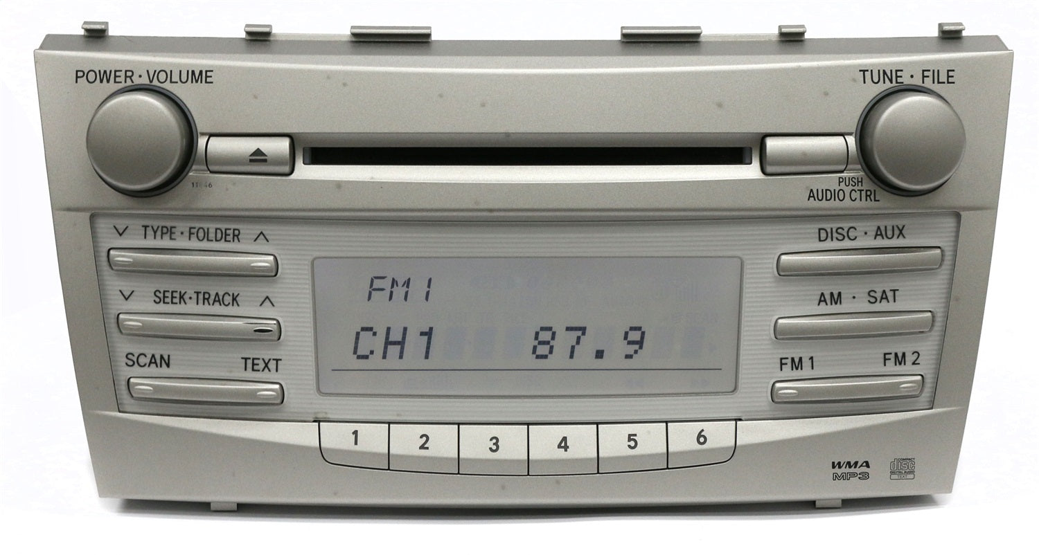 1 Factory Radio 638-51652-NOA-BLEM AM FM XM MP3 Radio CD Player 1 Factory Radio 638-51652-NOA-BLEM