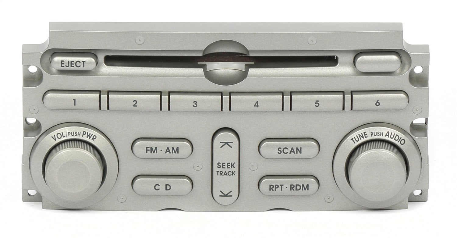 1 Factory Radio 638-51662-NOA Radio Control Panel Module; Remanufactured; Silver; OE Part Number: MR576014ZZ; 1 Factory Radio 638-51662-NOA