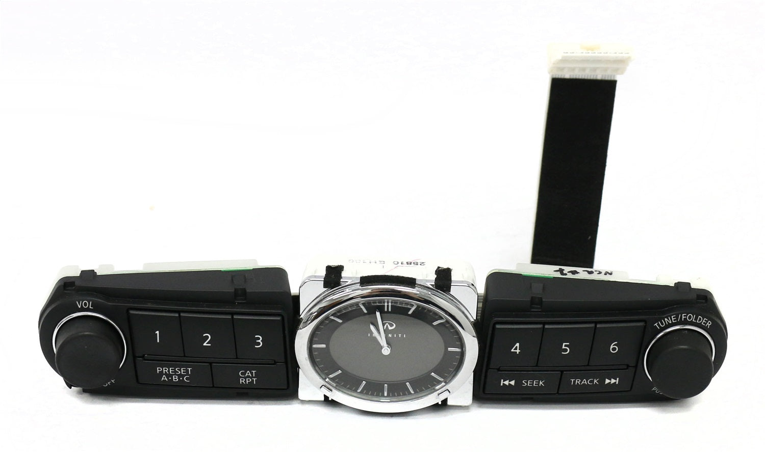 1 Factory Radio 638-51684-NOA2 Control Panel; Remanufactured; Black; OE Part Number: 25391EH000; 1 Factory Radio 638-51684-NOA2