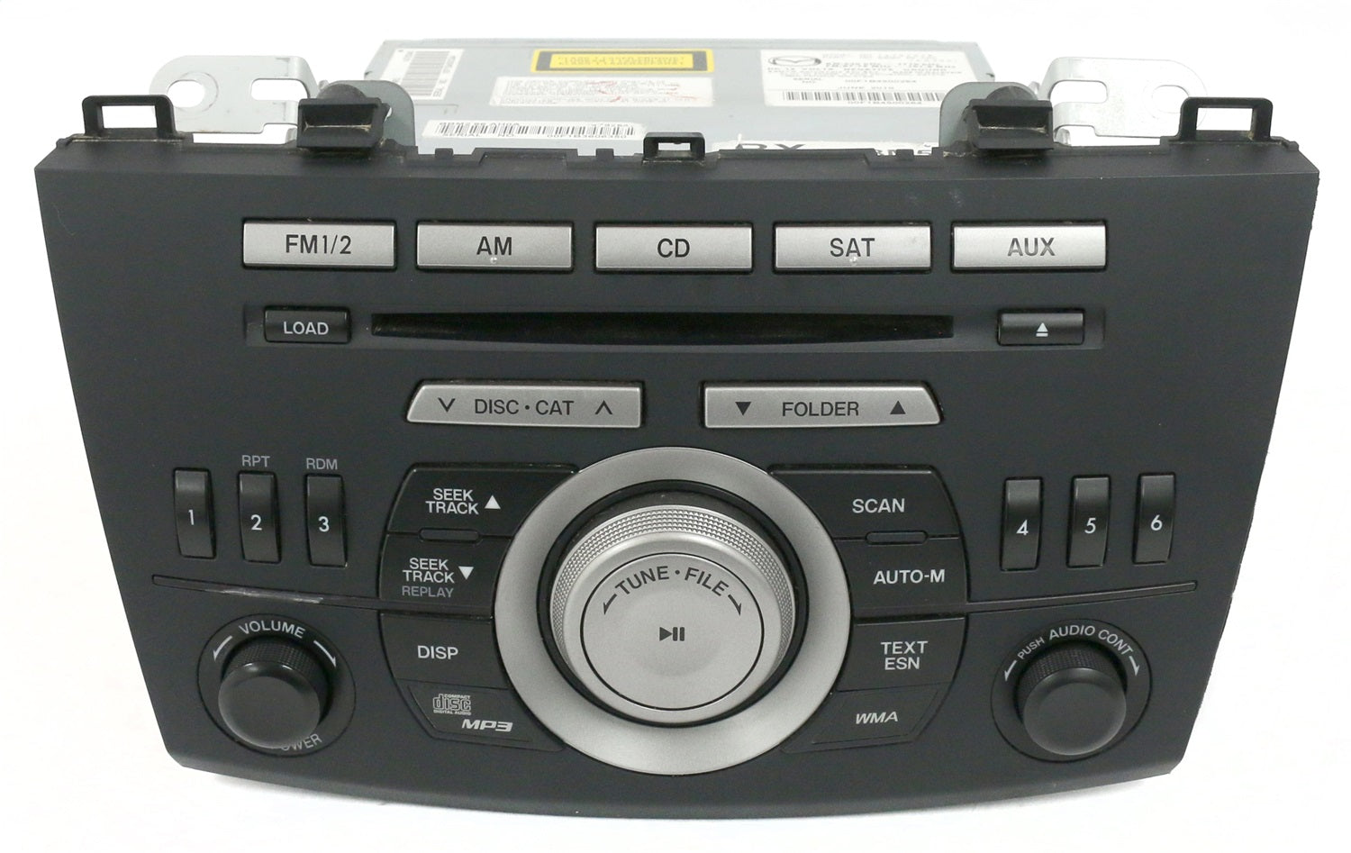 1 Factory Radio 638-51815A-NOA AM FM Radio MP3 CD Player; Remanufactured; 6 Disc; OE Part Number: BBM 66 AR0; 1 Factory Radio 638-51815A-NOA