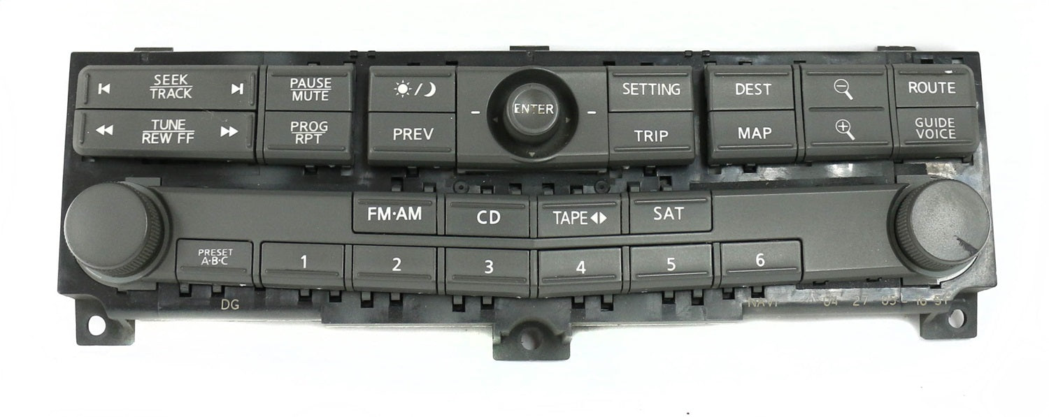 1 Factory Radio 638-51860-NOA Radio Navigation Control Panel 1 Factory Radio 638-51860-NOA