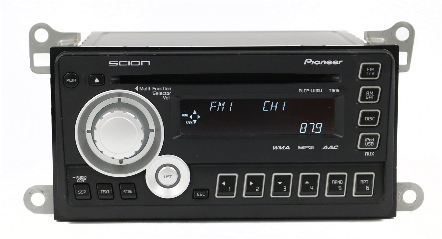 1 Factory Radio 638-52269-NOA2 AM FM Radio MP3 CD Player; Remanufactured; Black; OE Part Number: PT546-00111; 1 Factory Radio 638-52269-NOA2