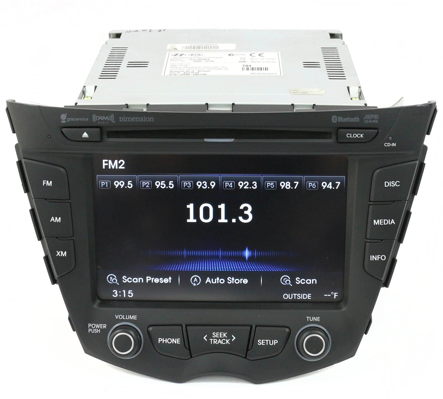 1 Factory Radio 638-52305-NOA AM FM Radio CD Player 1 Factory Radio 638-52305-NOA