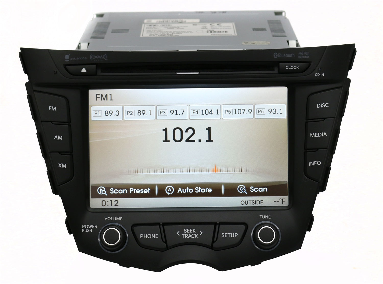 1 Factory Radio 638-52306-NOA AM FM Radio CD Player 1 Factory Radio 638-52306-NOA