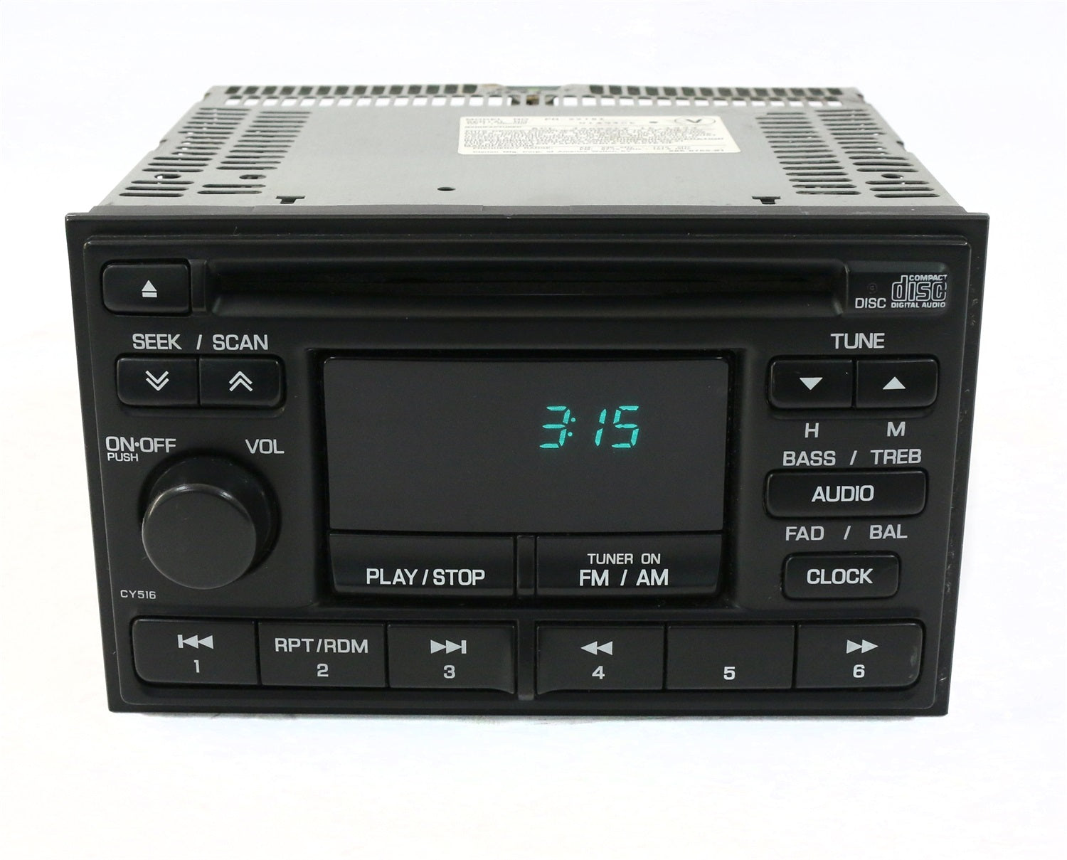 1 Factory Radio 638-57369-NOA2 AM FM Radio CD Player 1 Factory Radio 638-57369-NOA2