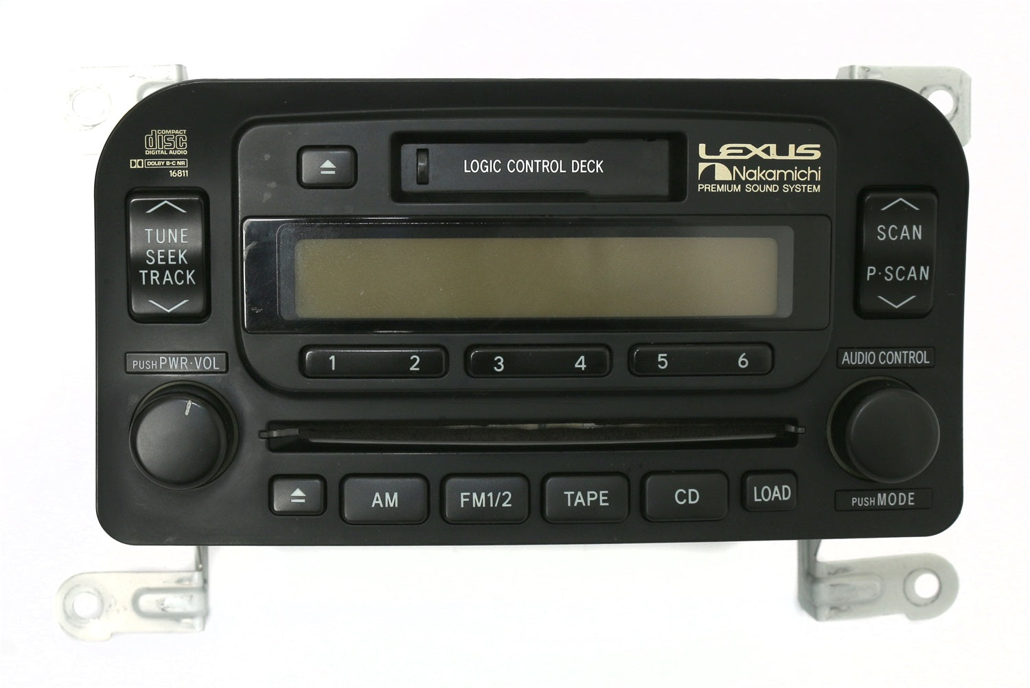 1 Factory Radio 638-57480-NOA AM FM Radio CD Cassette Player 1 Factory Radio 638-57480-NOA