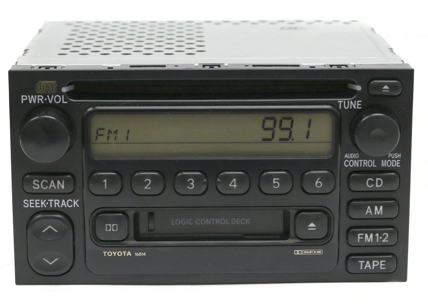 1 Factory Radio 638-57507A-NOA AM FM Radio MP3 CD Cassette Player 1 Factory Radio 638-57507A-NOA