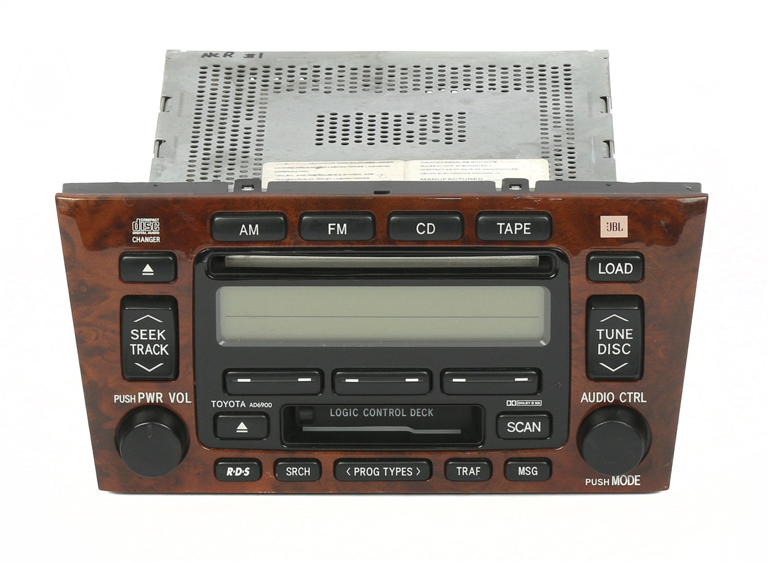 1 Factory Radio 638-57594-NOA AM FM Radio CD Cassette Player 1 Factory Radio 638-57594-NOA