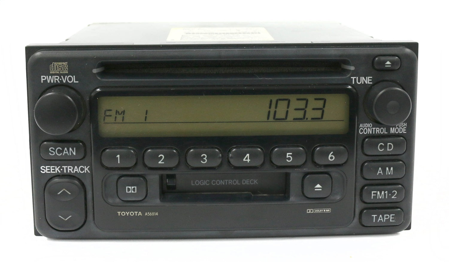 1 Factory Radio 638-57603A-NOA AM FM Radio CD Cassette Player 1 Factory Radio 638-57603A-NOA