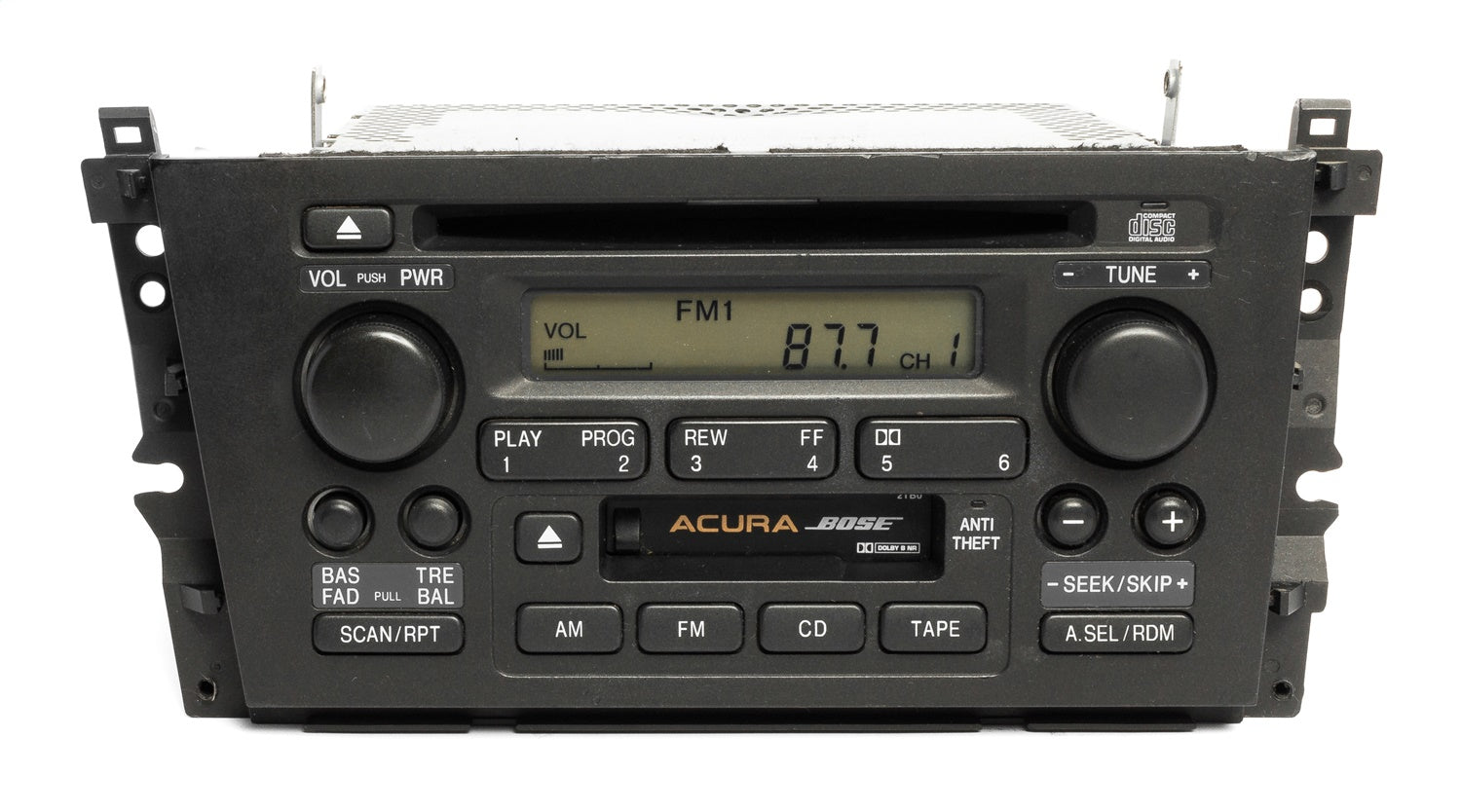 1 Factory Radio 638-57633-NOA2 AM FM Radio CD Cassette Player 1 Factory Radio 638-57633-NOA2