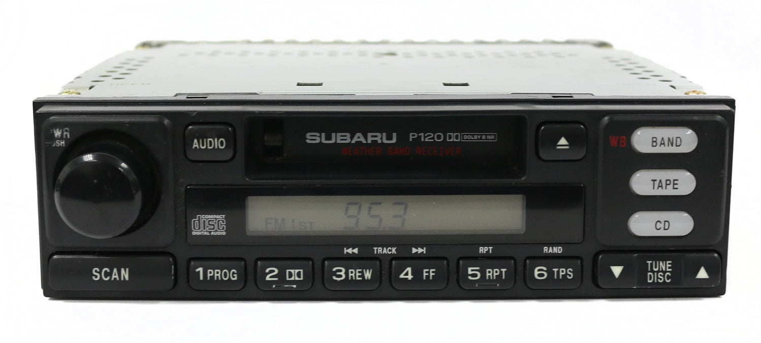 1 Factory Radio 638-57640-NOA3 AM FM Radio Cassette Player; Remanufactured; Black; OE Part Number: 86201AE08A; 1 Factory Radio 638-57640-NOA3