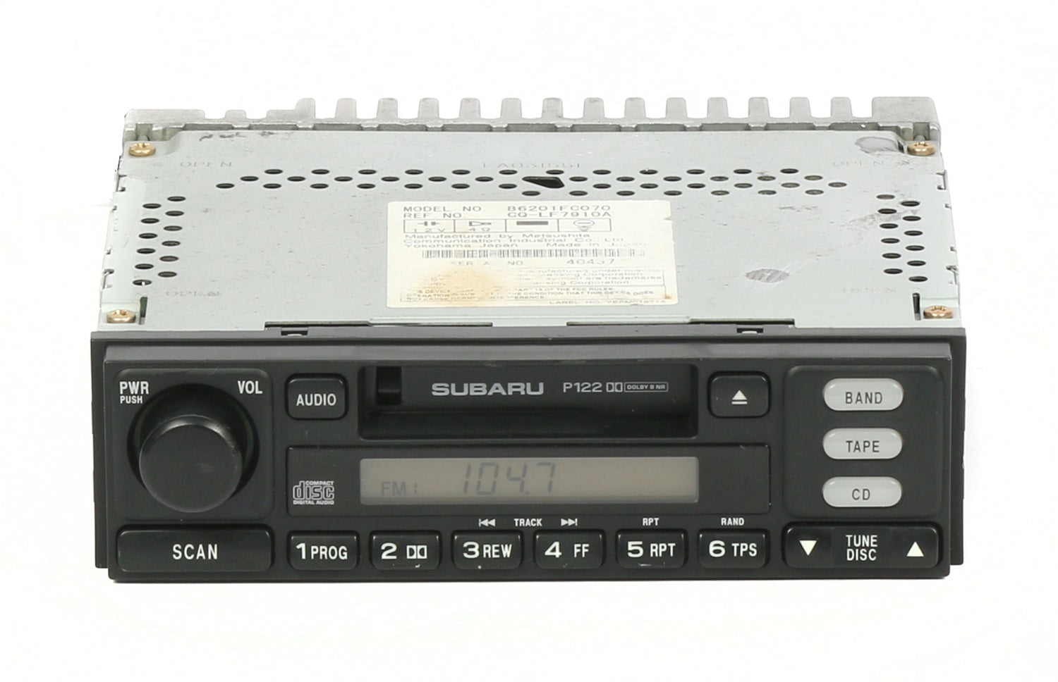 1 Factory Radio 638-57779-NOA-BLEM AM FM Radio Cassette Player 1 Factory Radio 638-57779-NOA-BLEM