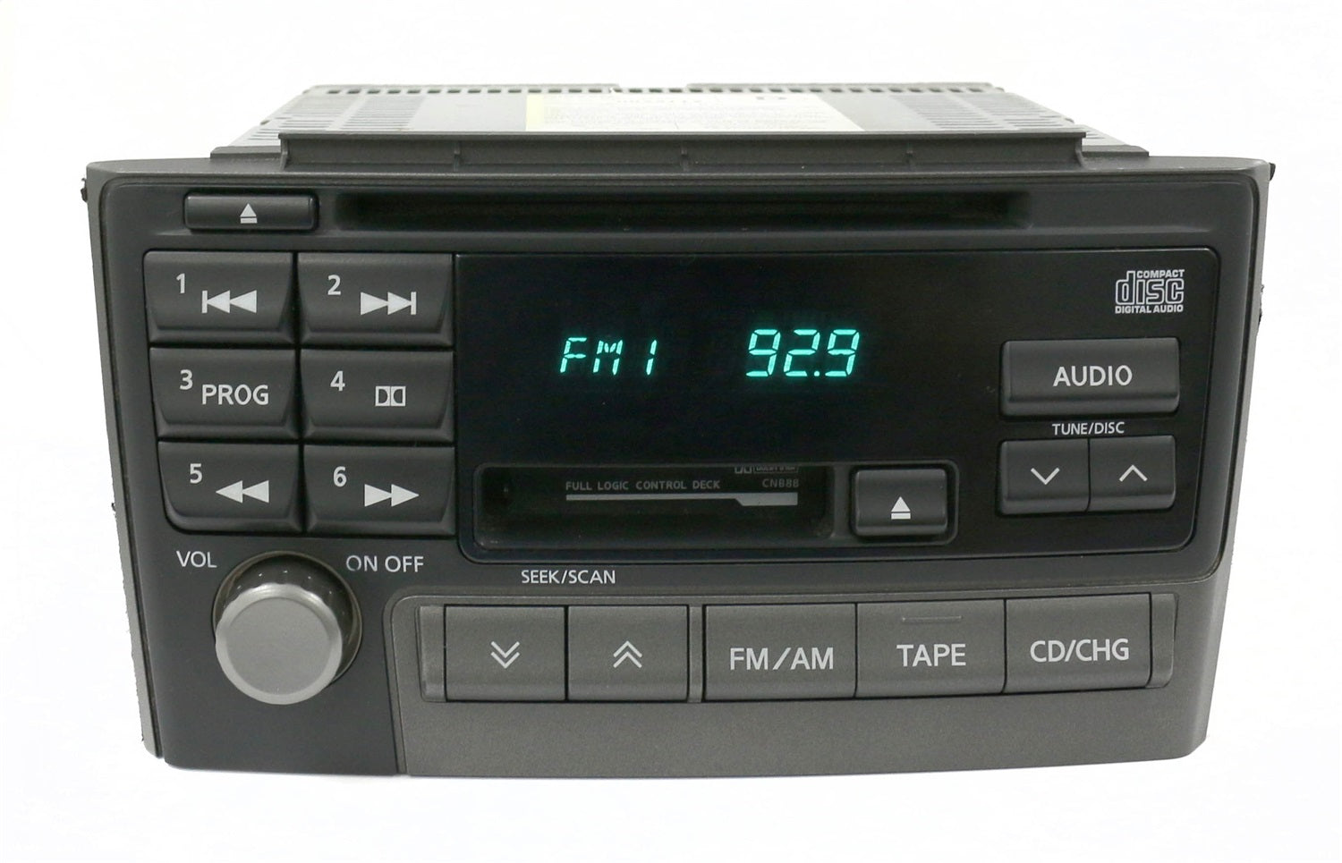 1 Factory Radio 638-57839-NOA AM FM Radio CD Cassette Player 1 Factory Radio 638-57839-NOA