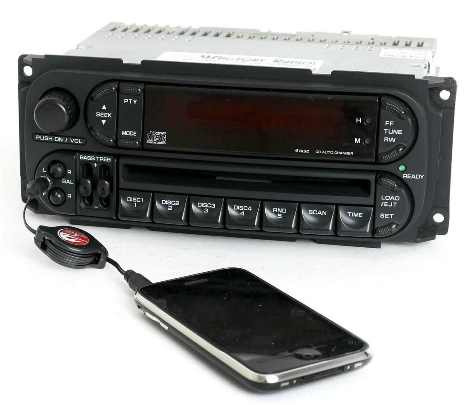 1 Factory Radio 638-57876B-A AM/FM Radio 4 Disc CD Player 1 Factory Radio 638-57876B-A