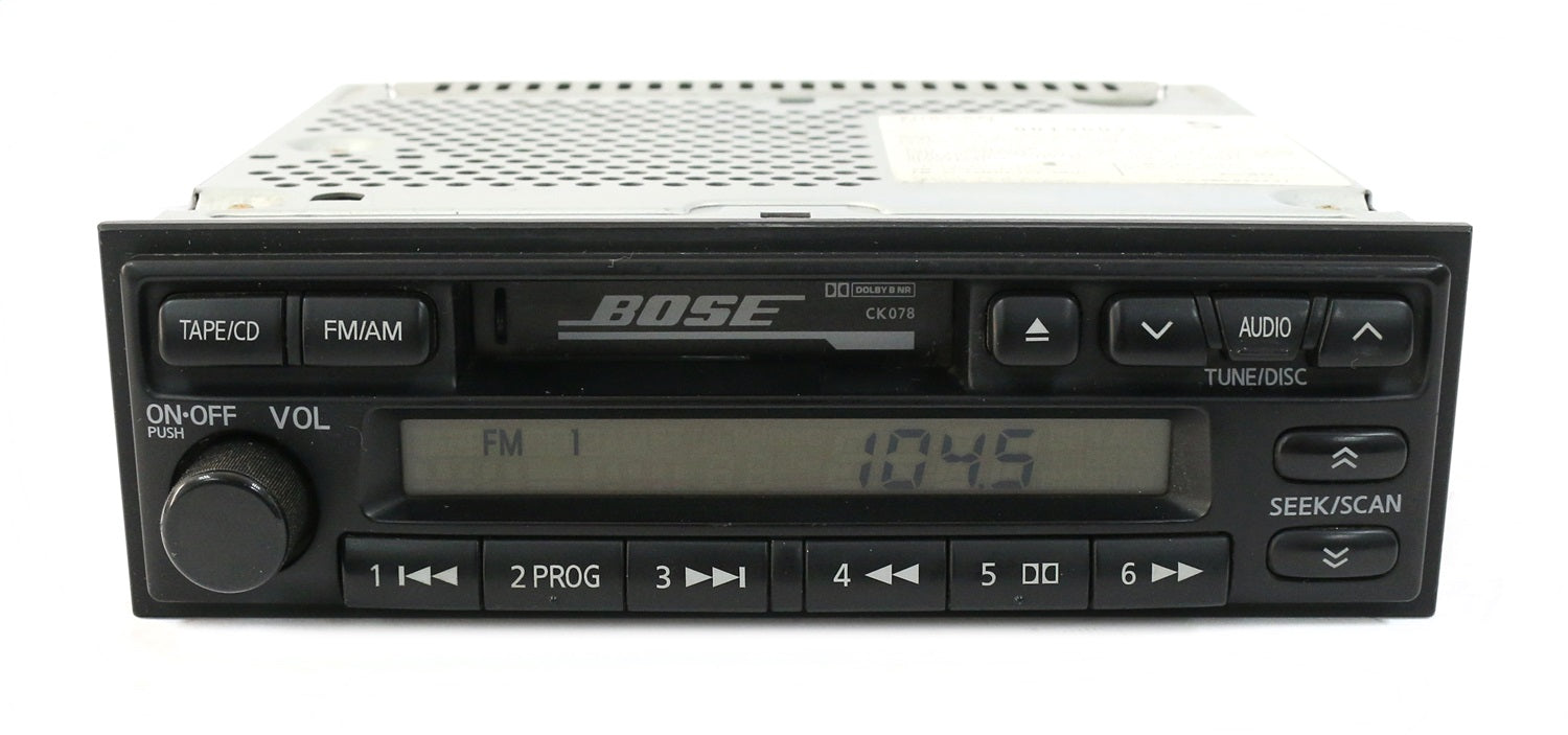 1 Factory Radio 638-57881-NOA AM FM Radio Cassette Player; Remanufactured; Black; OE Part Number: PN-166JK; 1 Factory Radio 638-57881-NOA