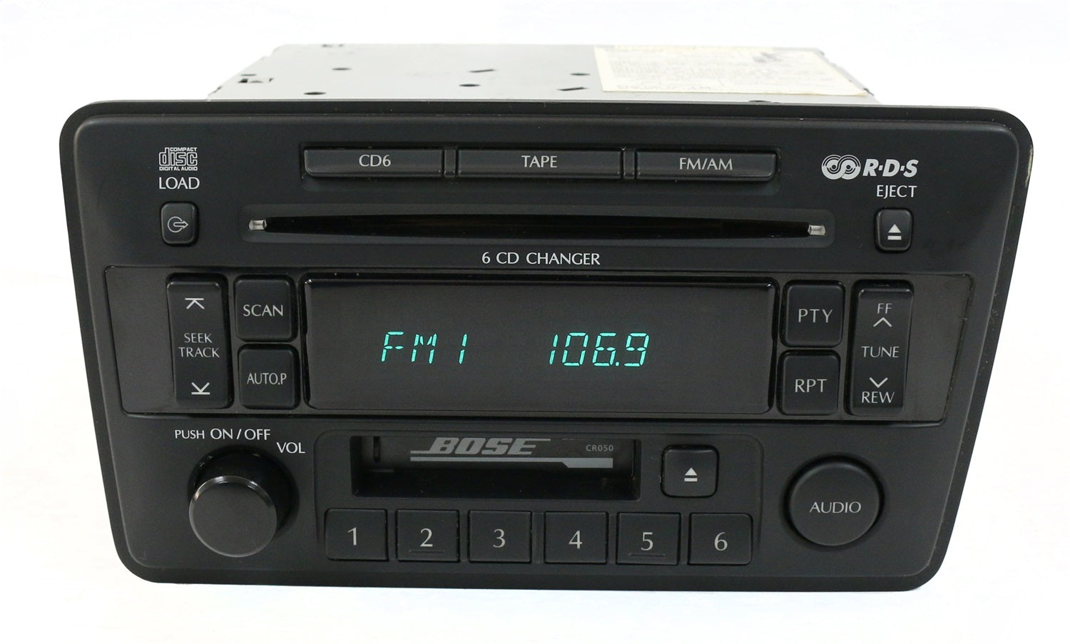 1 Factory Radio 638-57981-NOA AM FM Radio CD Cassette Player 1 Factory Radio 638-57981-NOA