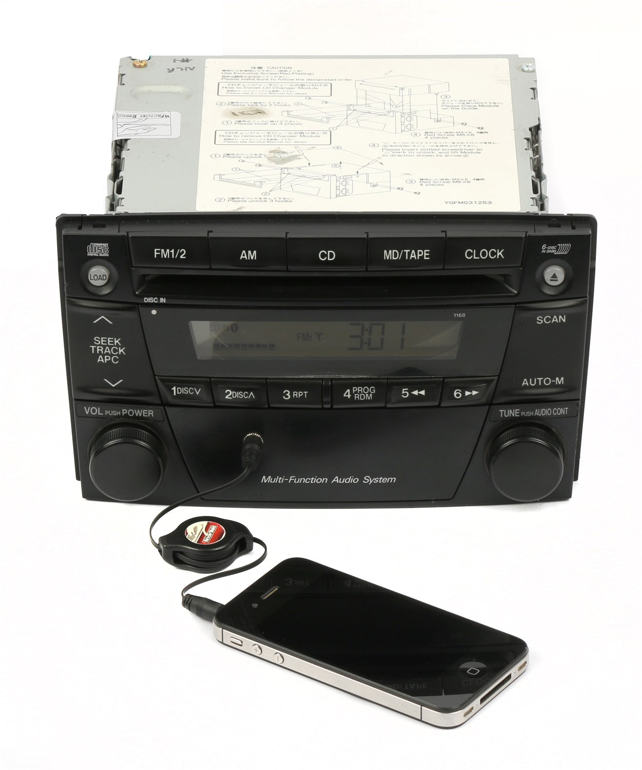 1 Factory Radio 638-57986-A AM FM Radio CD Player 1 Factory Radio 638-57986-A