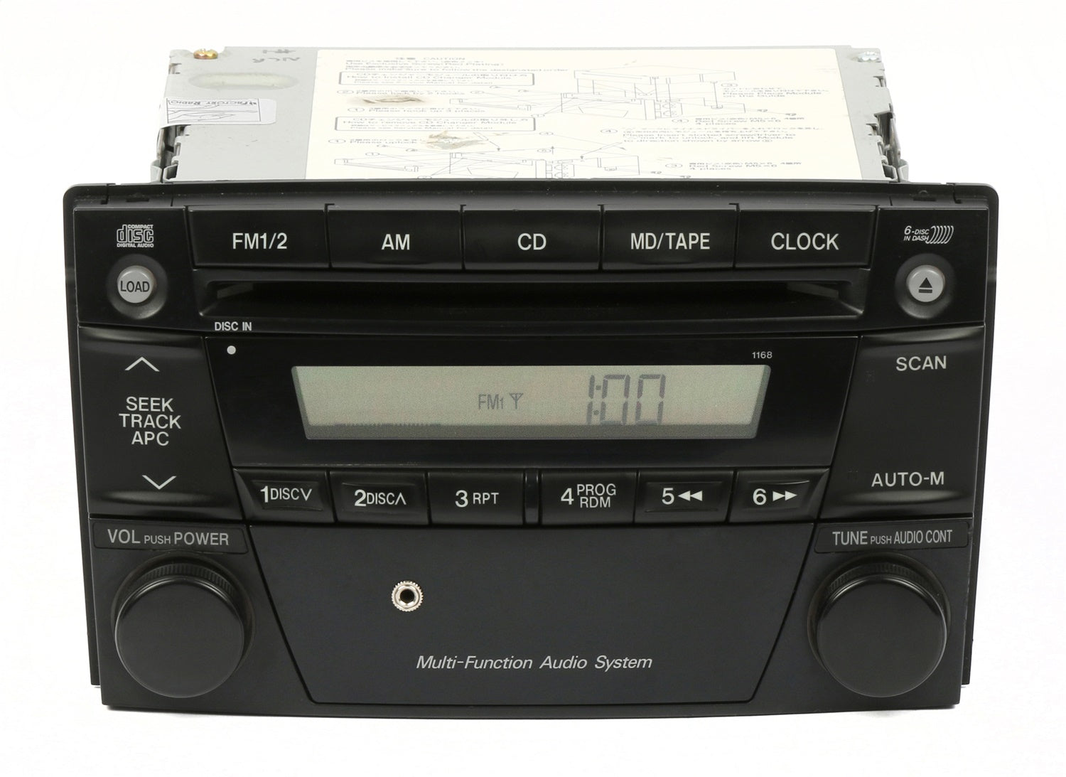 1 Factory Radio 638-57989-A AM FM Radio CD Player 1 Factory Radio 638-57989-A