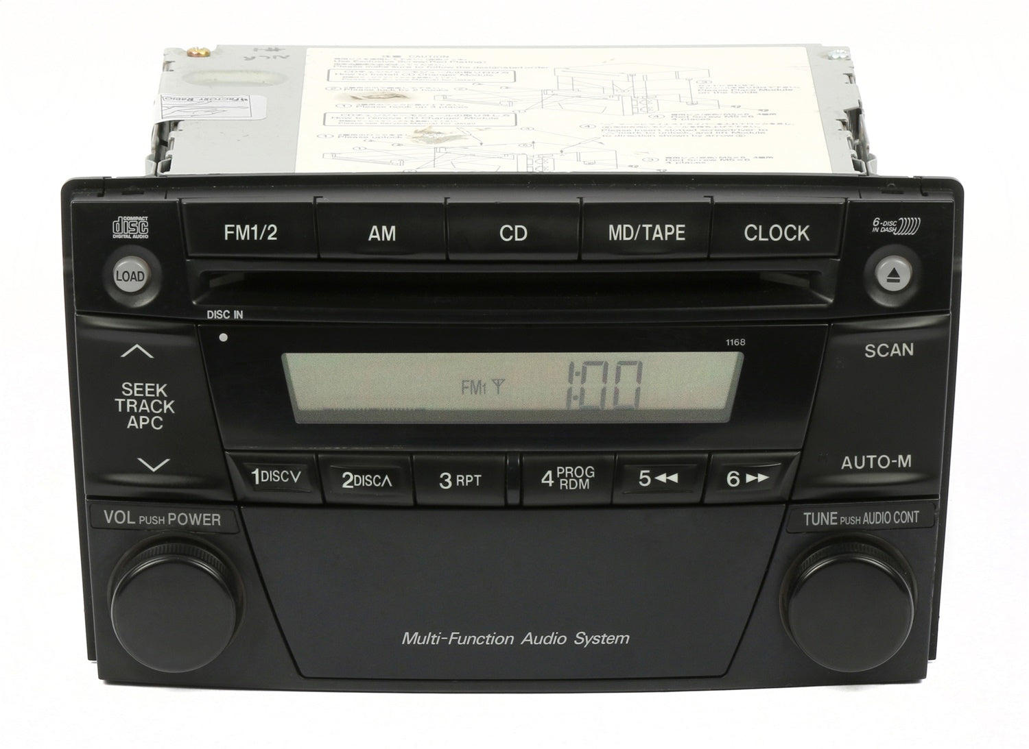 1 Factory Radio 638-57989-NOA AM FM Radio CD Player 1 Factory Radio 638-57989-NOA