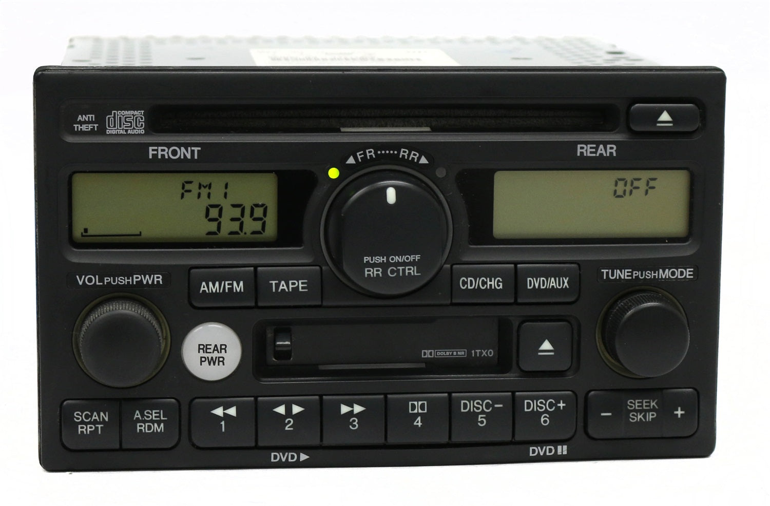 1 Factory Radio 638-58003-NOA2 AM FM Radio CD Cassette Player 1 Factory Radio 638-58003-NOA2